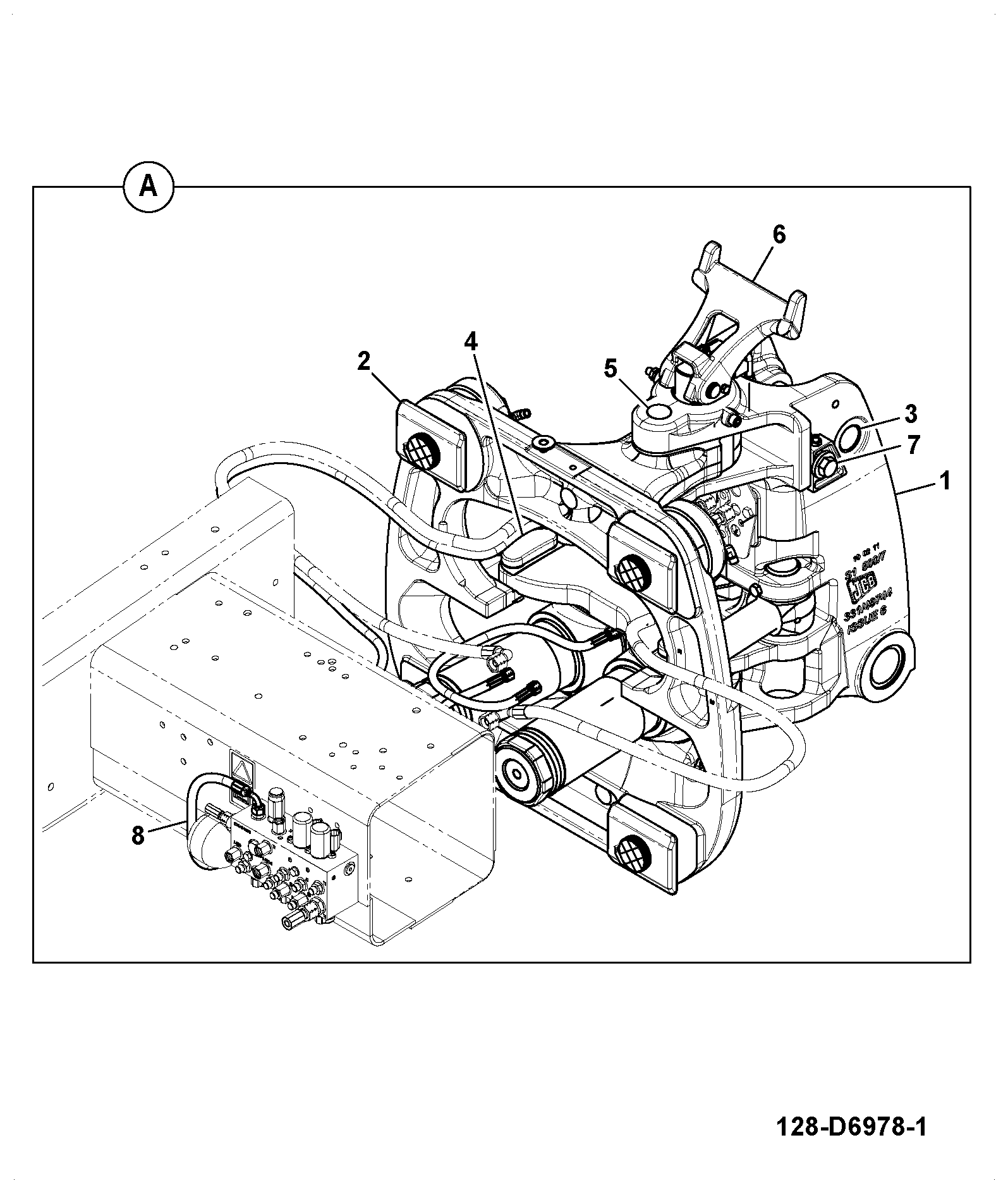 Установка 128/16063 JCB