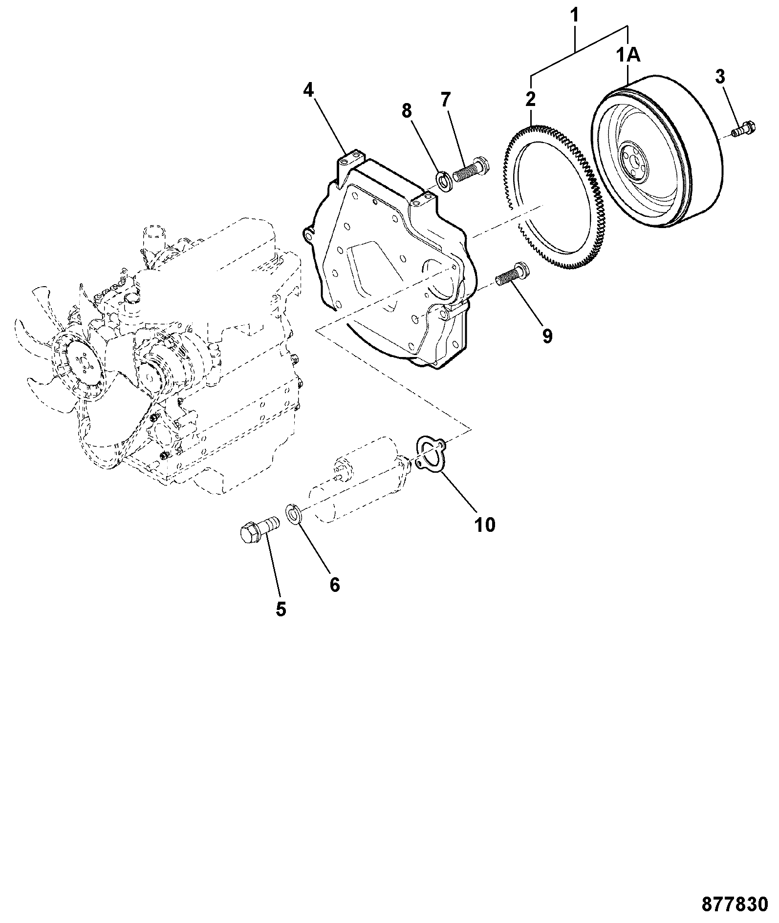 Корпус 353/02038 JCB