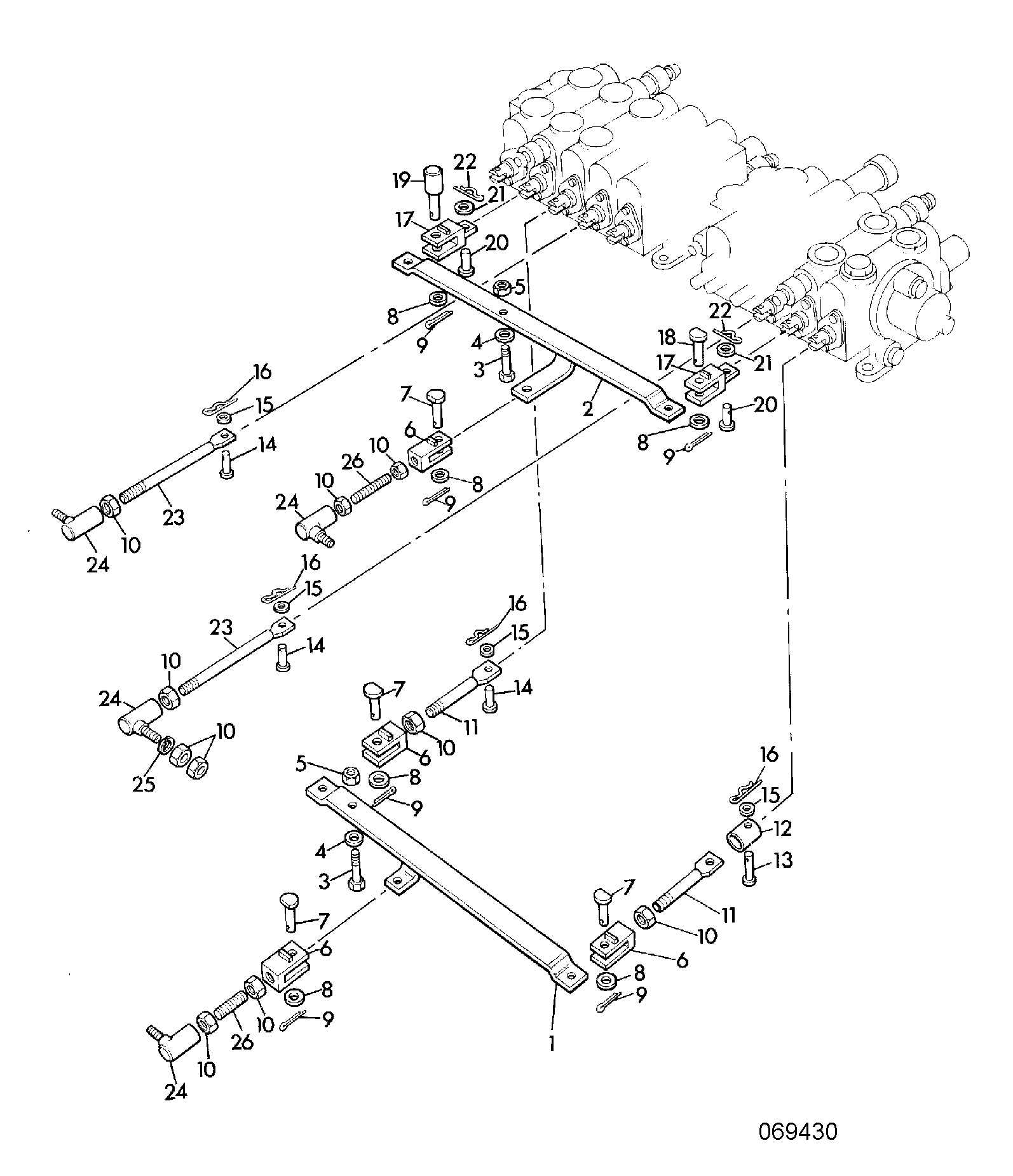 Гайка 02/600524 JCB