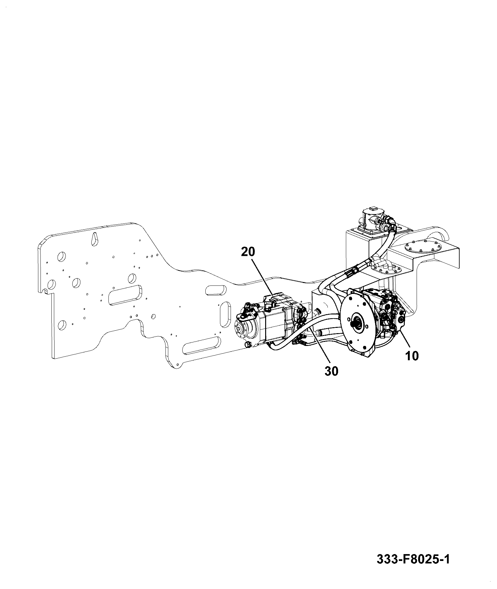Мотор 333/H1597 JCB