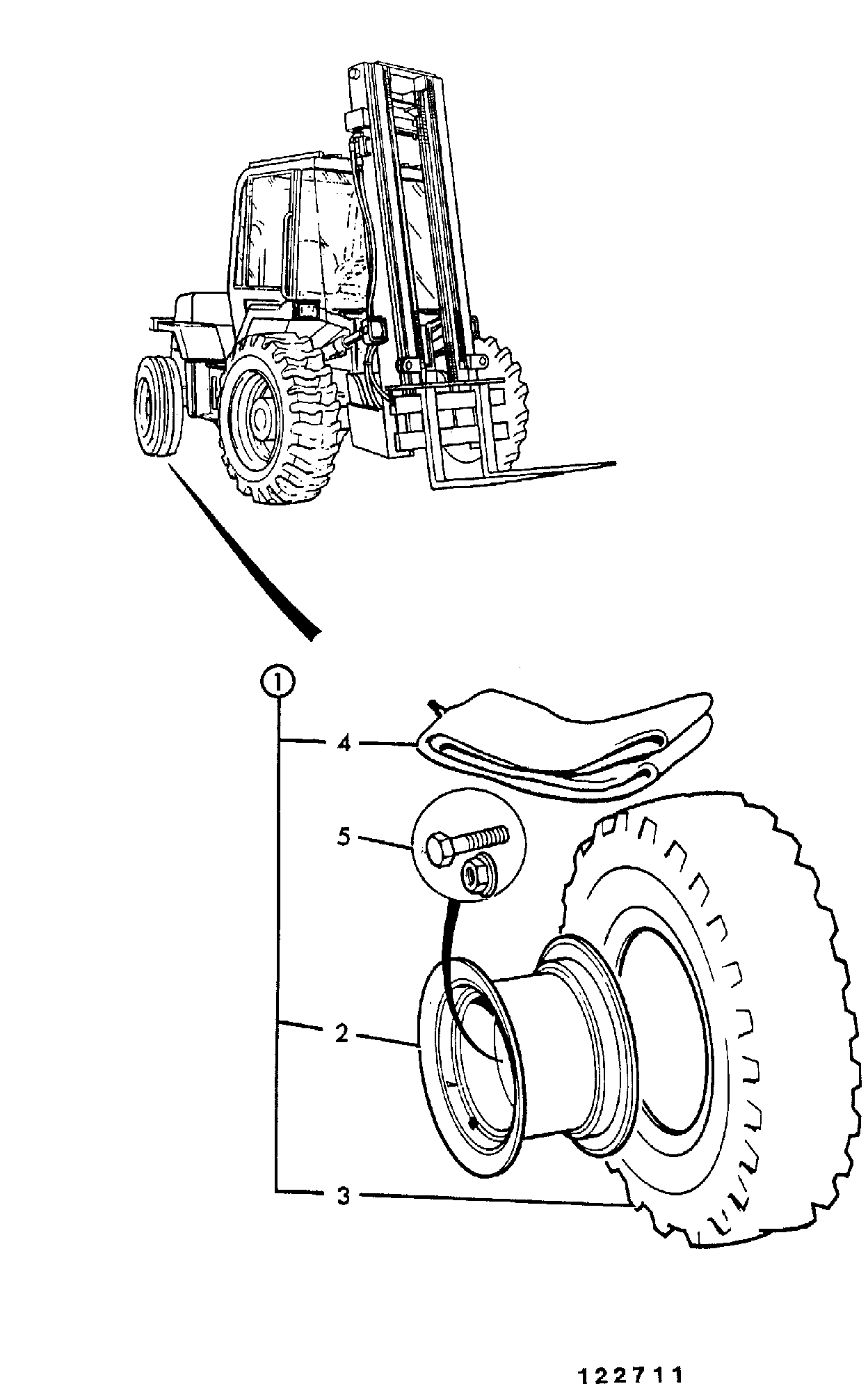 колесо 126/00144 JCB