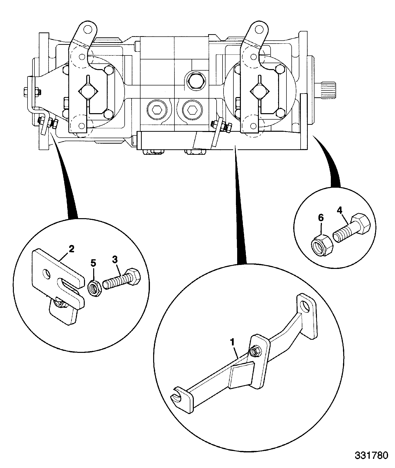 установочный винт 1315/0705Z JCB