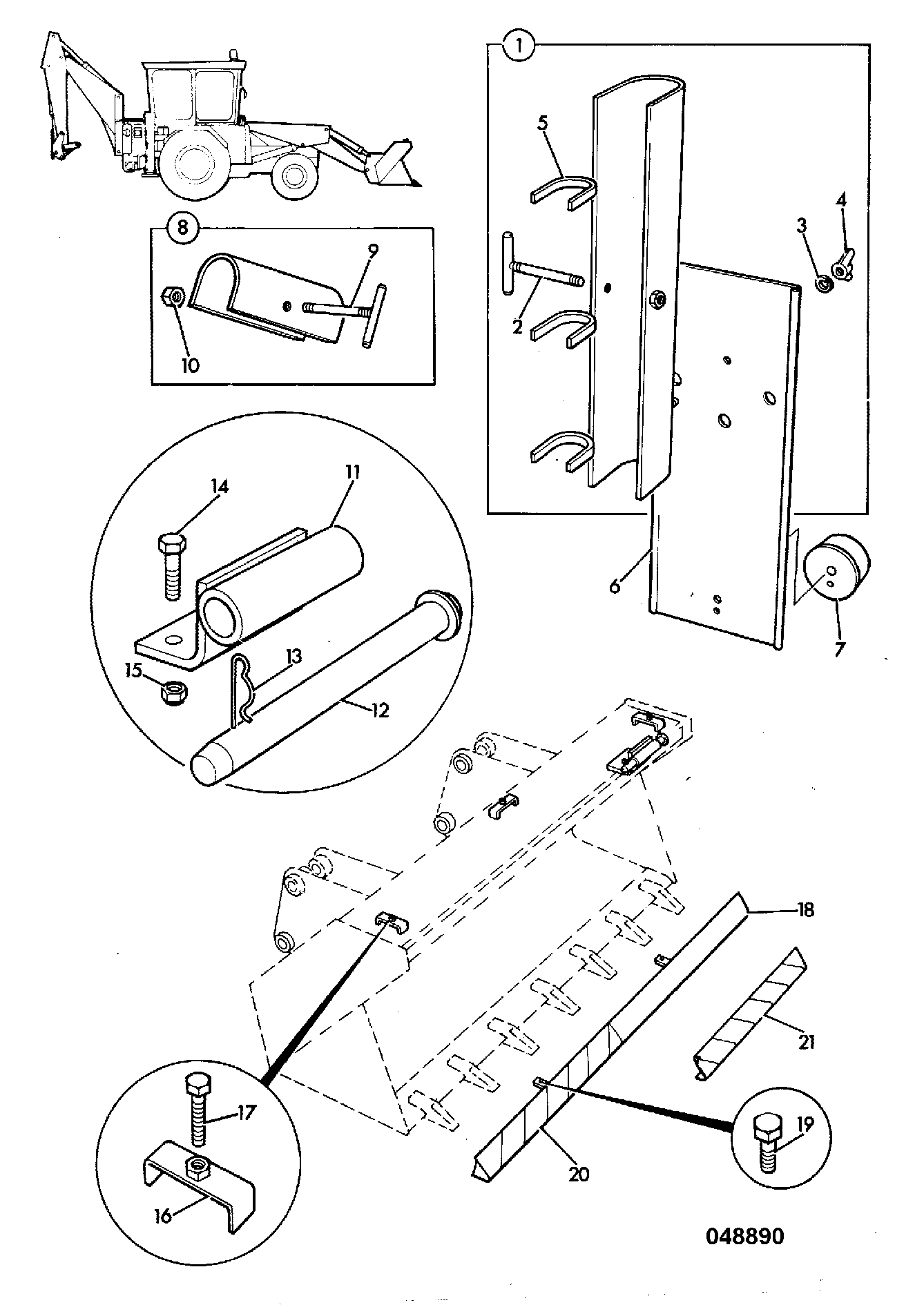 Гайка G54/5 JCB