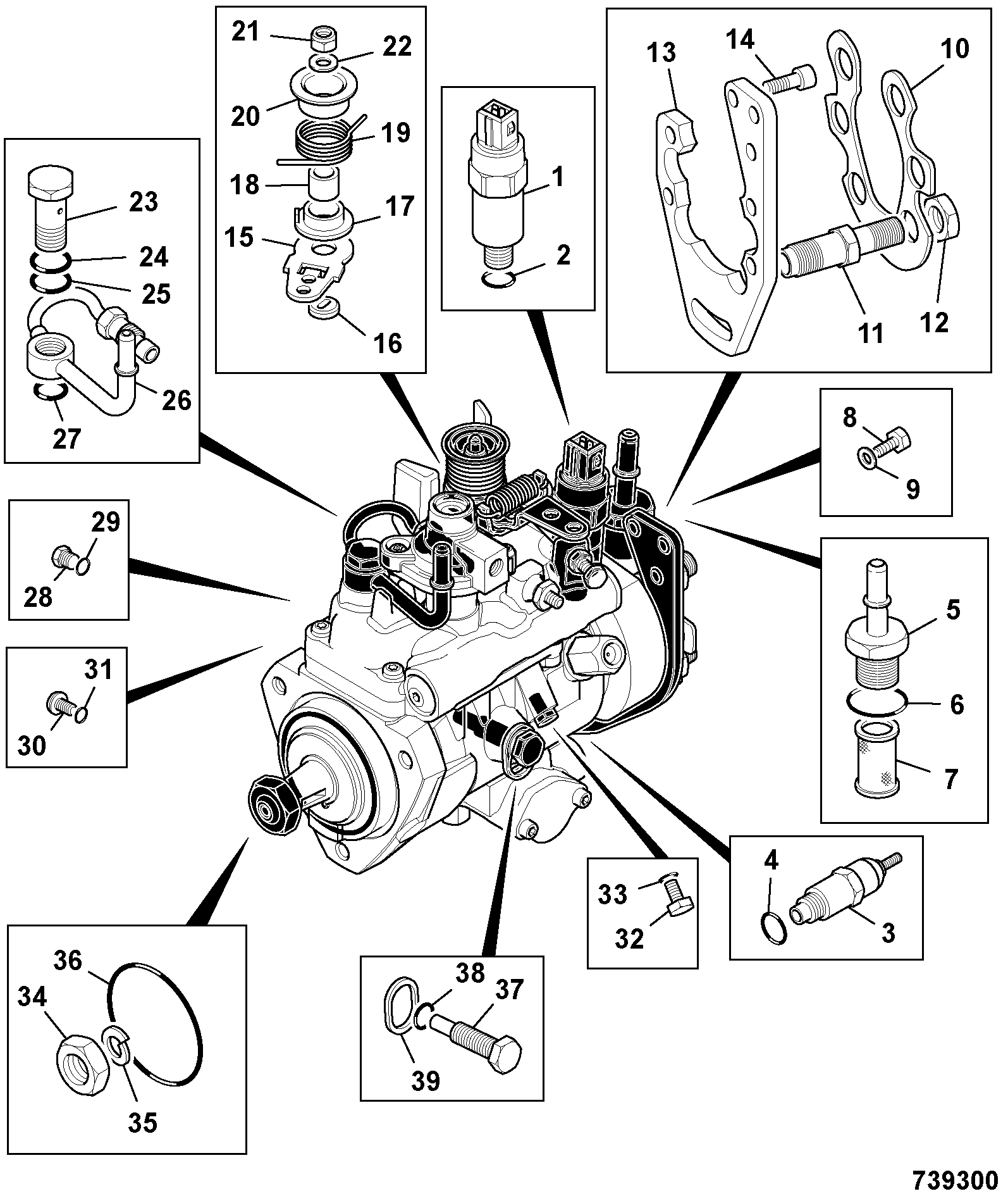 пробка 17/922423 JCB