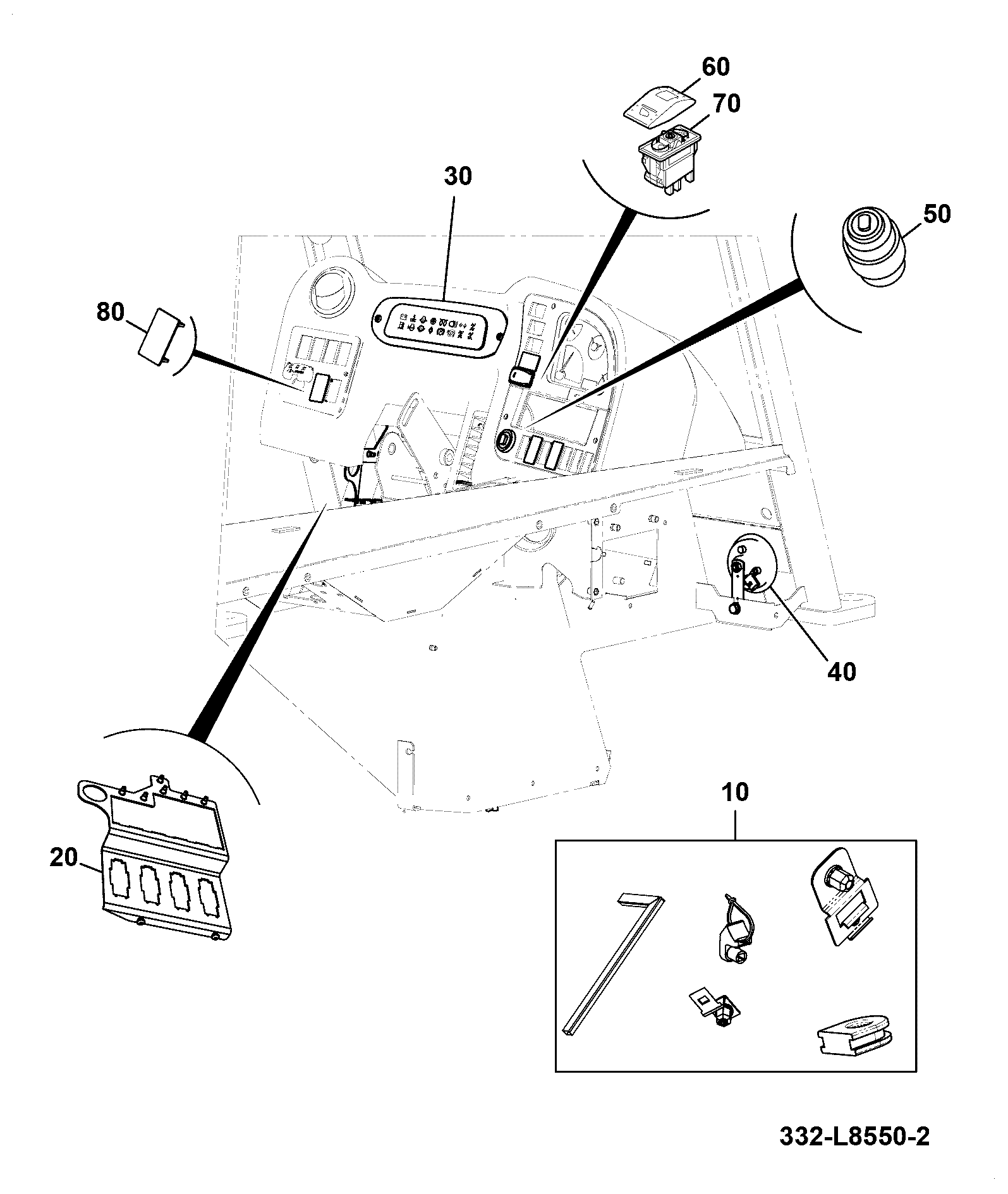 Жгут проводов 332/F1017 JCB