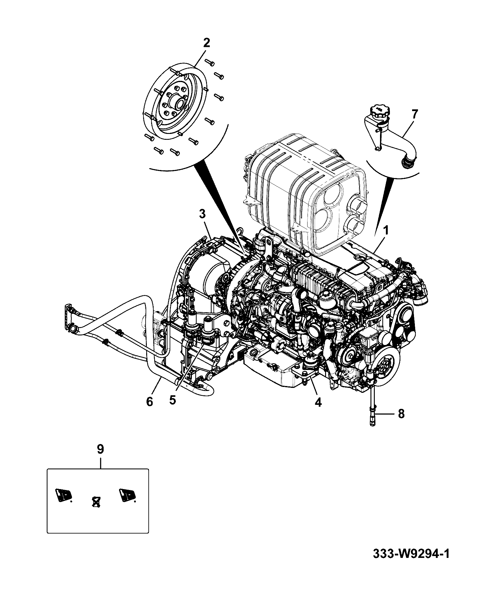Сборка 334/T3279 JCB
