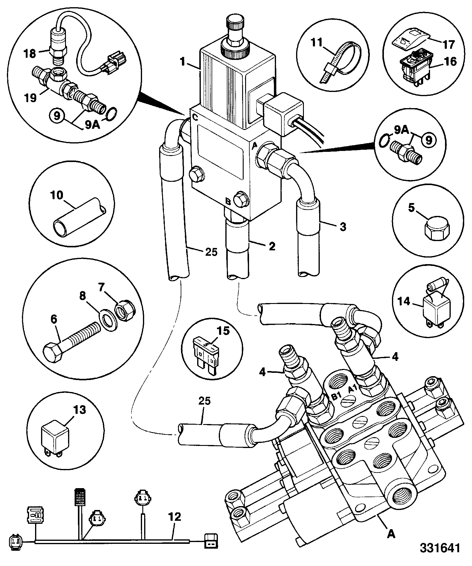 Распорка 242/00138 JCB