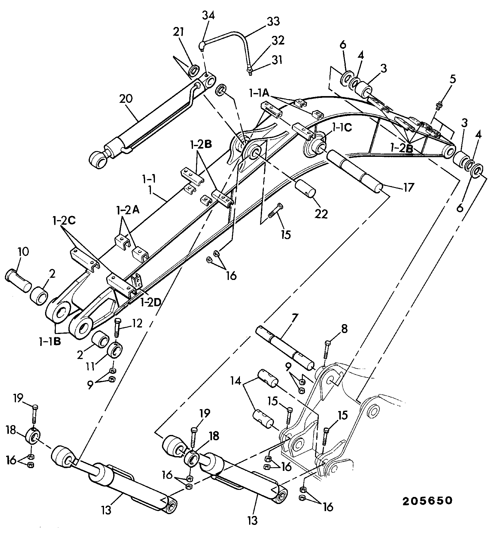Хомут JNV0045 JCB