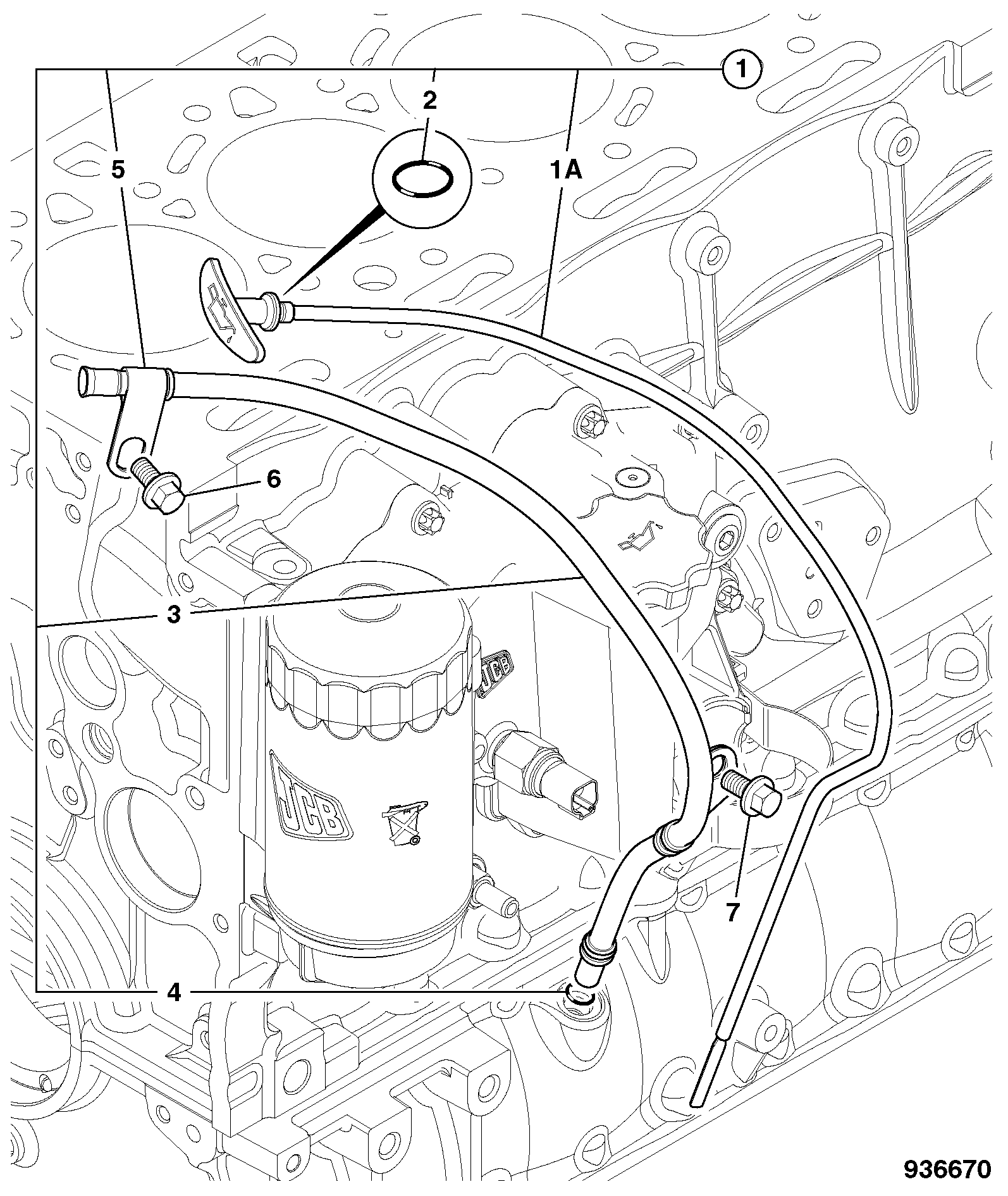 двигатель 332/C9063 JCB