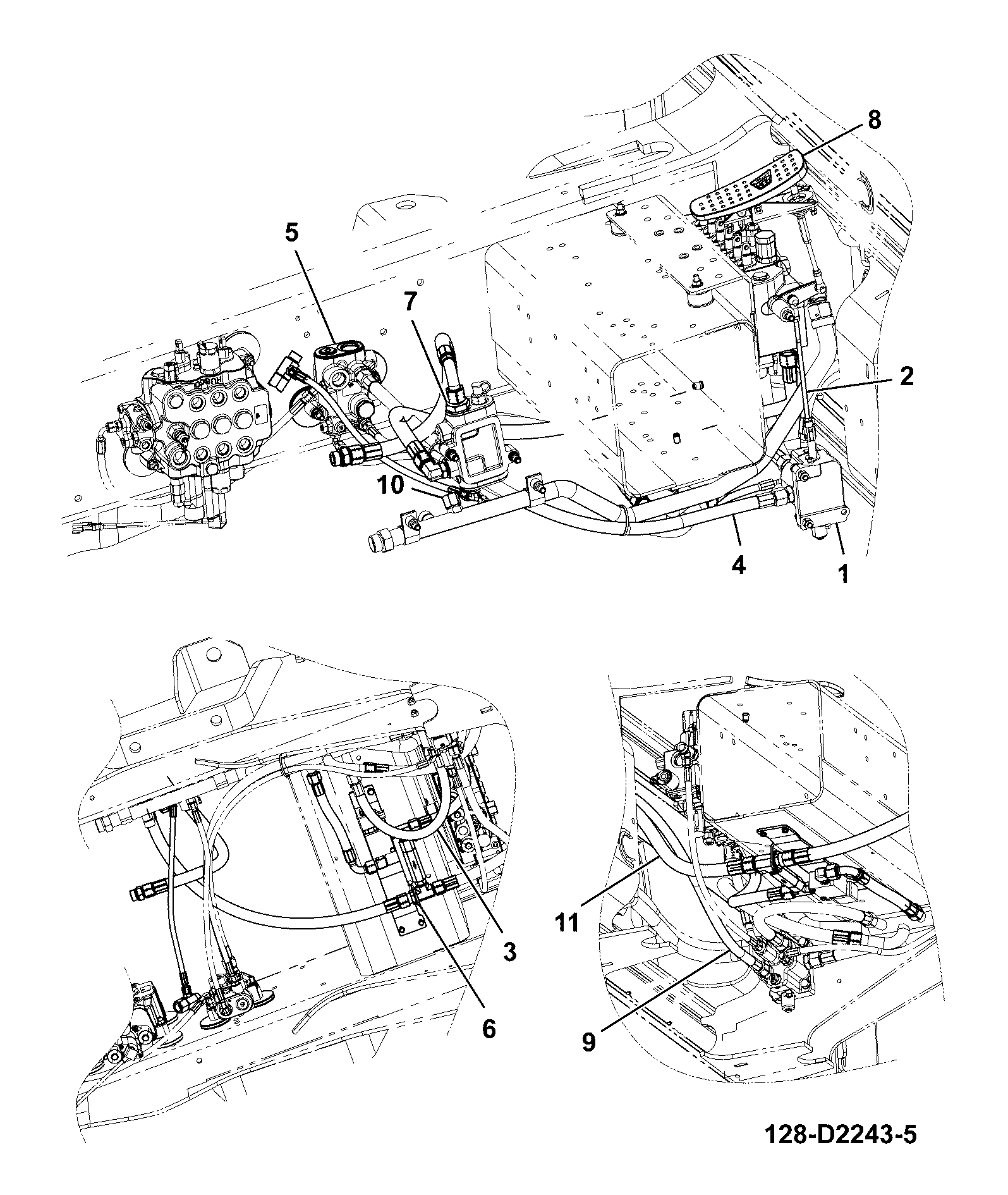 Установка 128/D2243 JCB