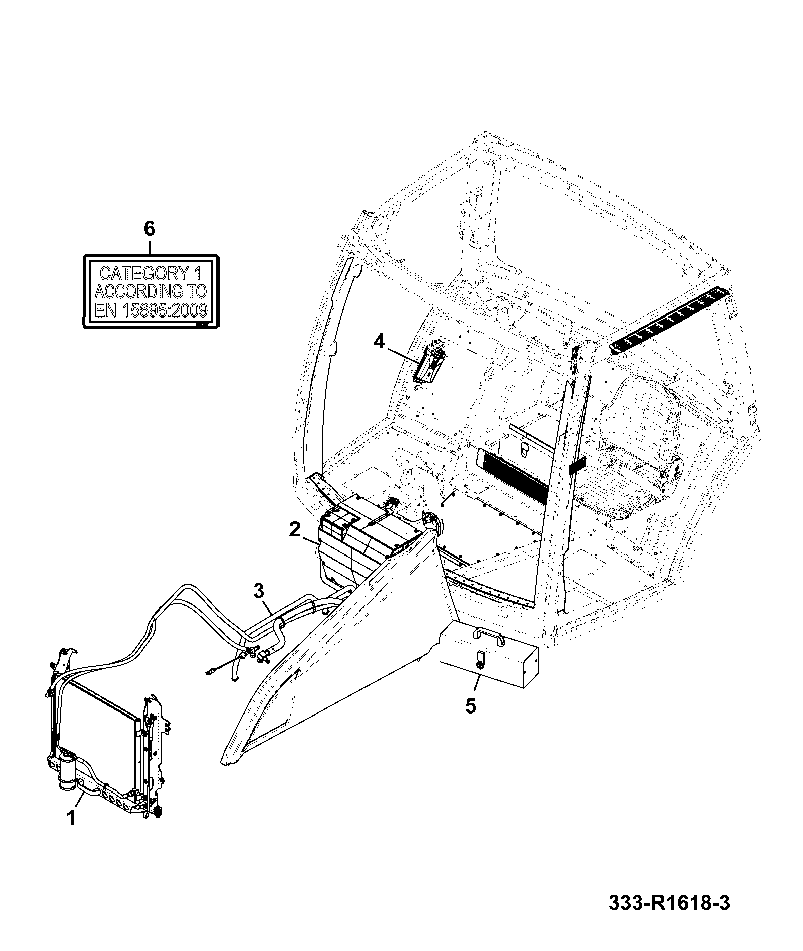 табличка 334/L2667 JCB
