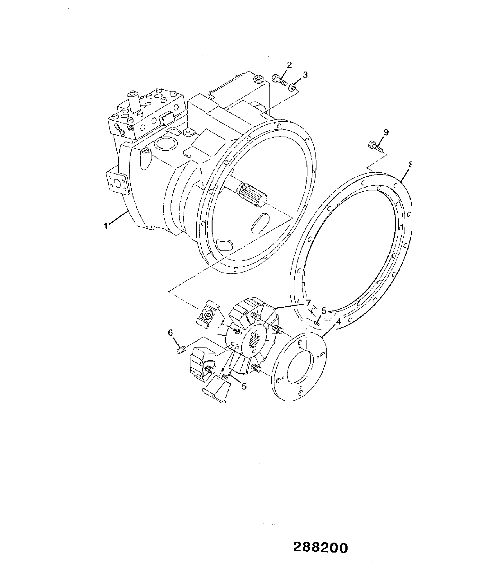 Фланец BKSJ6004 JCB