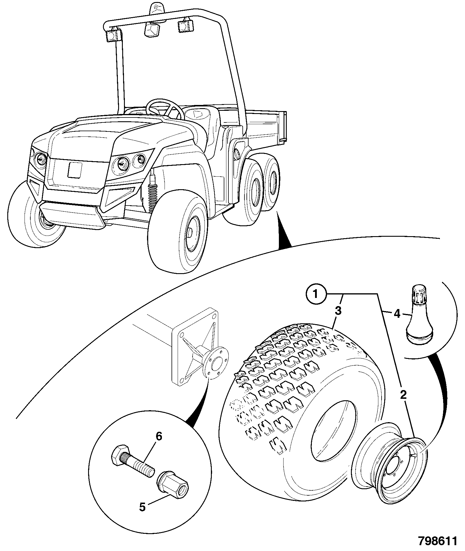 колесо 331/50065 JCB
