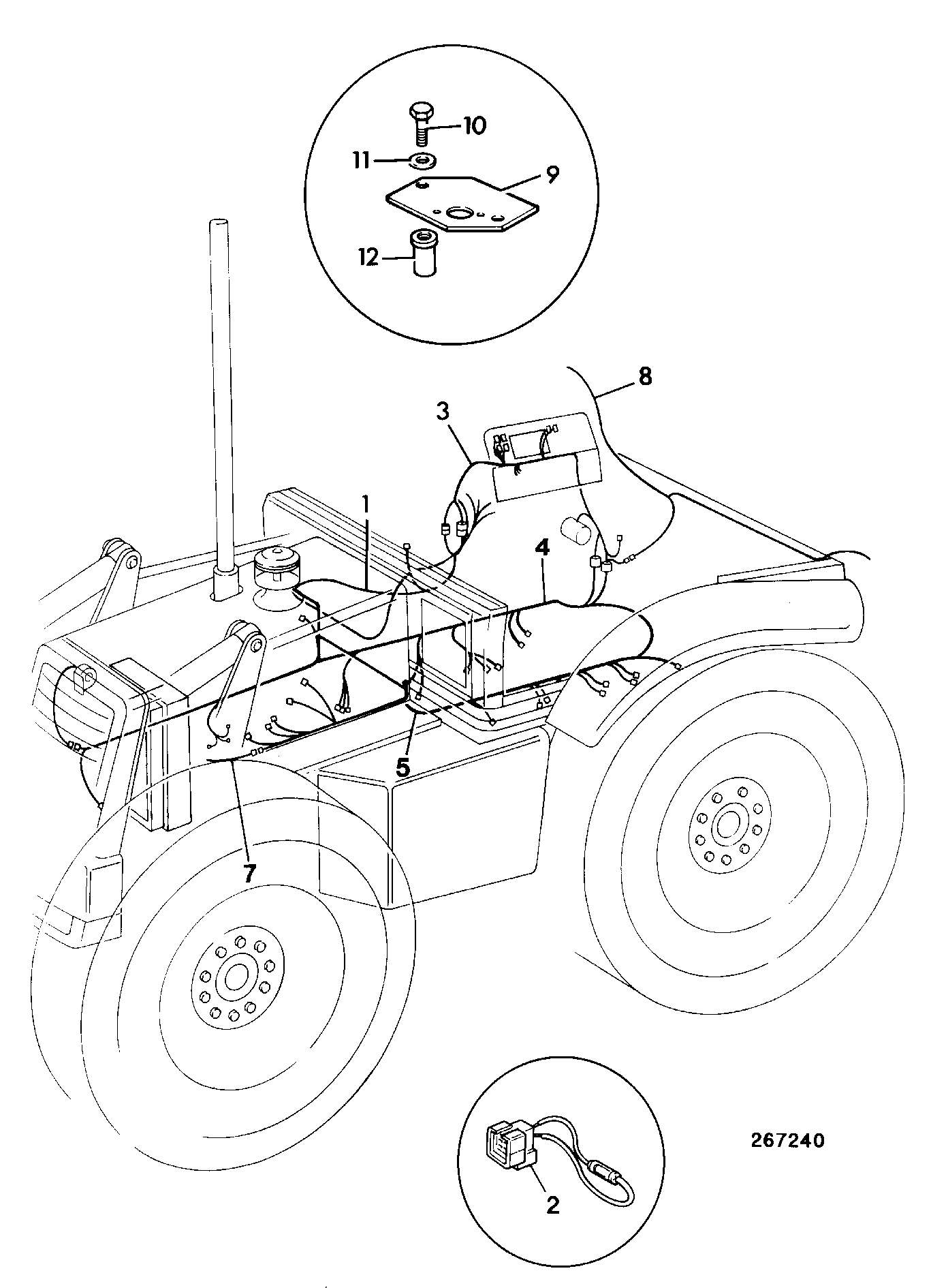 Жгут проводов 721/00477 JCB