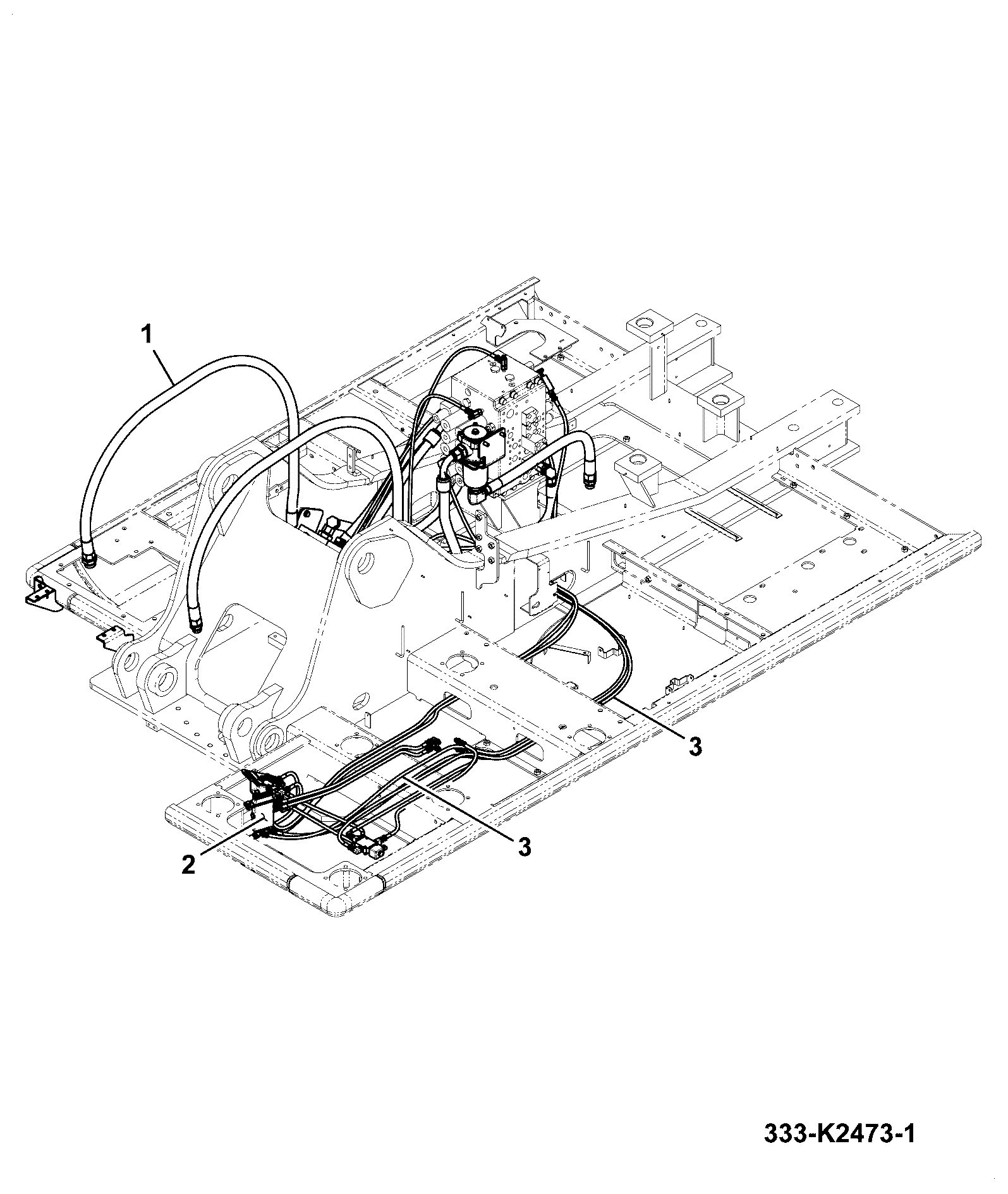 Комплект-шланг 333/K2482 JCB