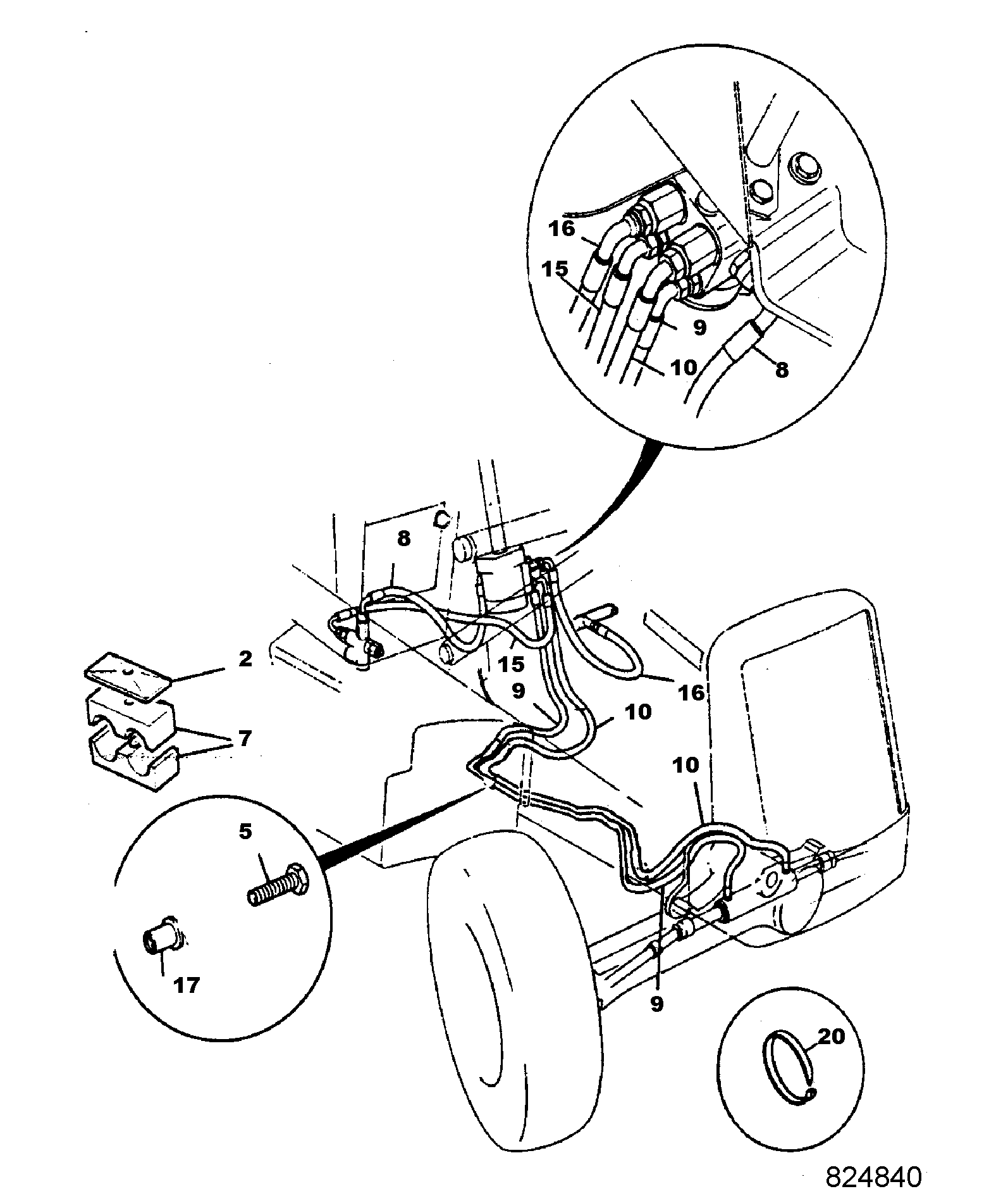 Шланг 40/302712 JCB