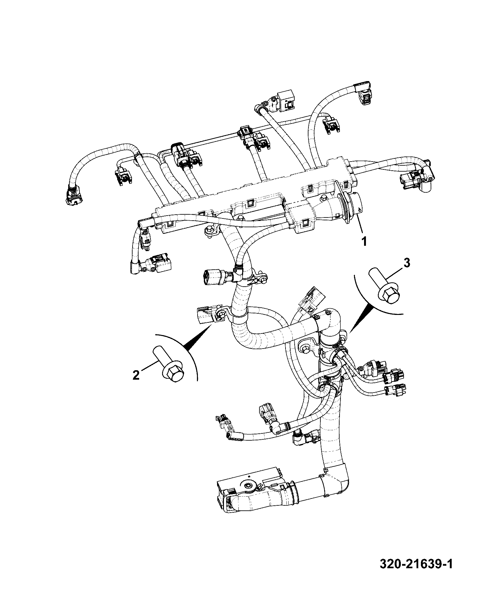 Жгут проводов 320/09953 JCB
