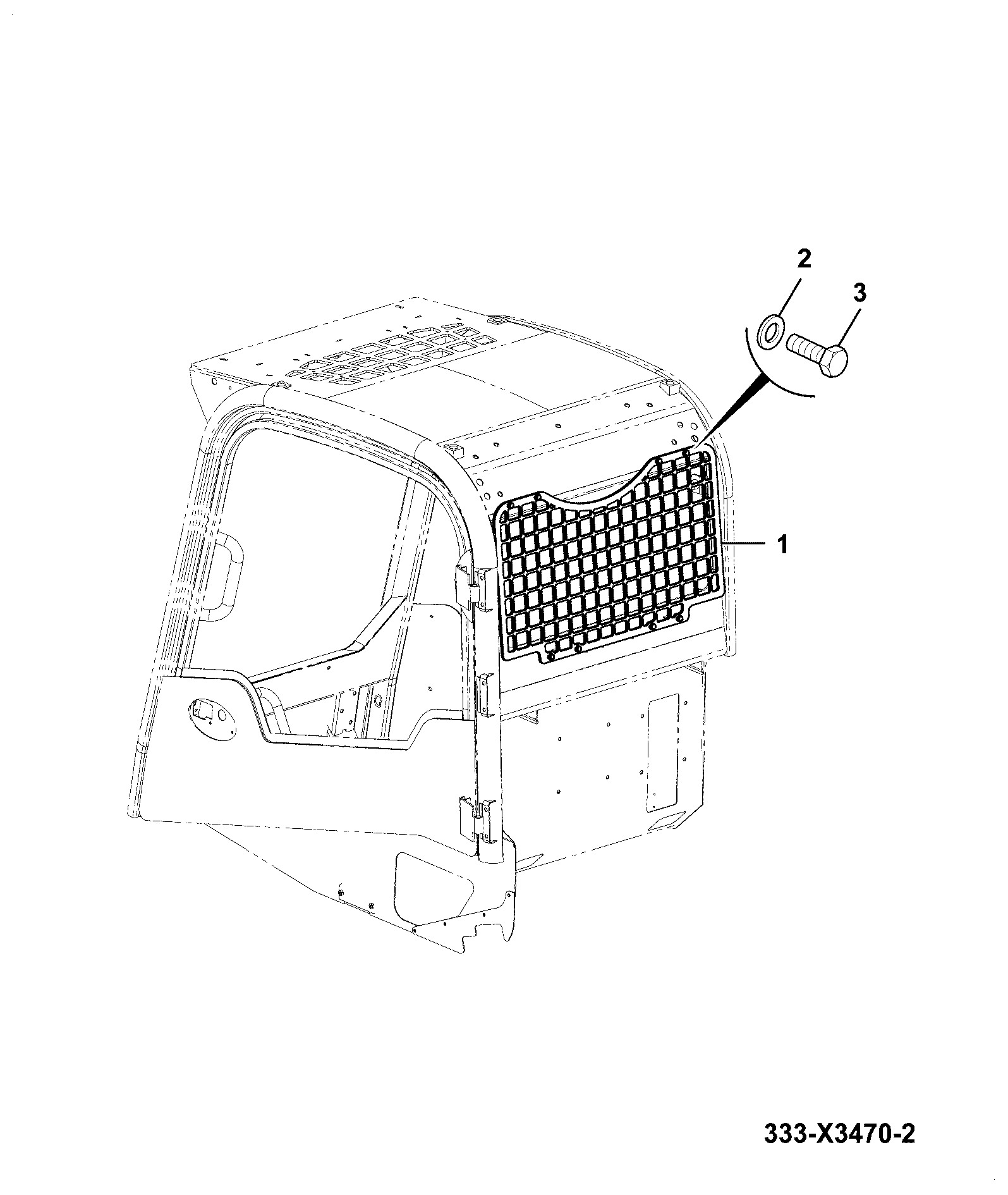 Задний 333/X0884 JCB