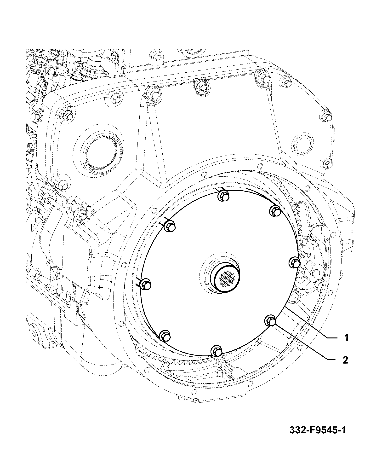болт 1317/3410Z JCB