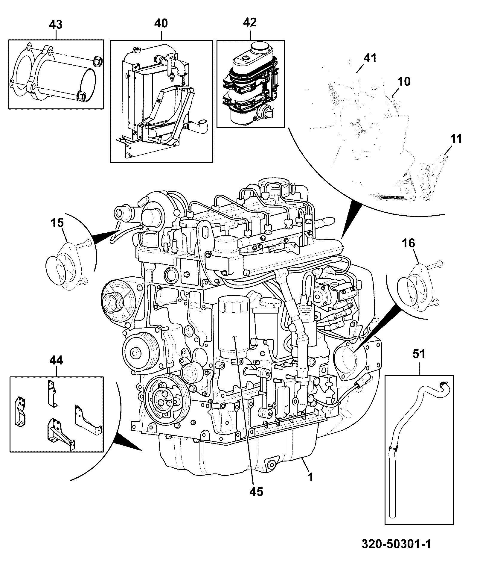 Крепление 320/20404 JCB