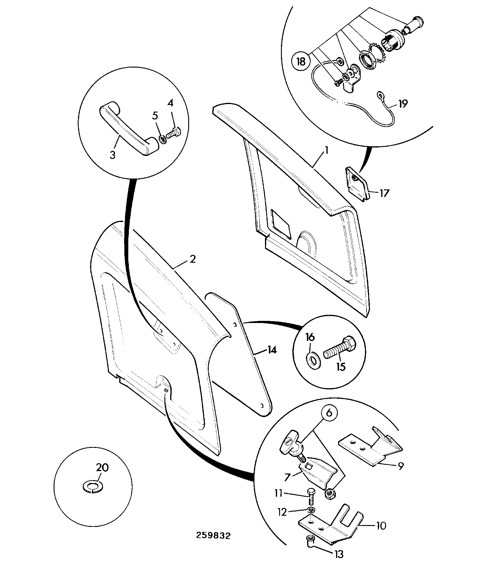 пластина 123/07375 JCB