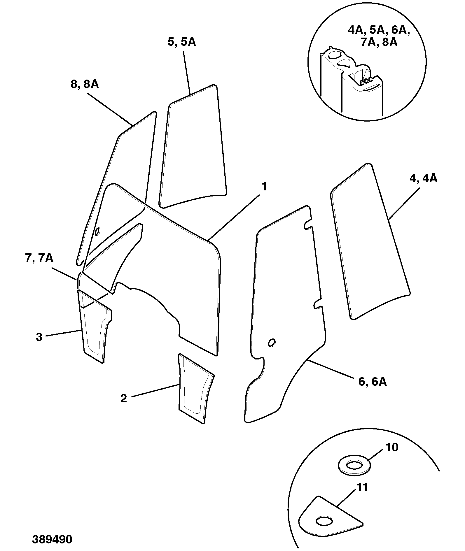 уплотнение 331/23362 JCB