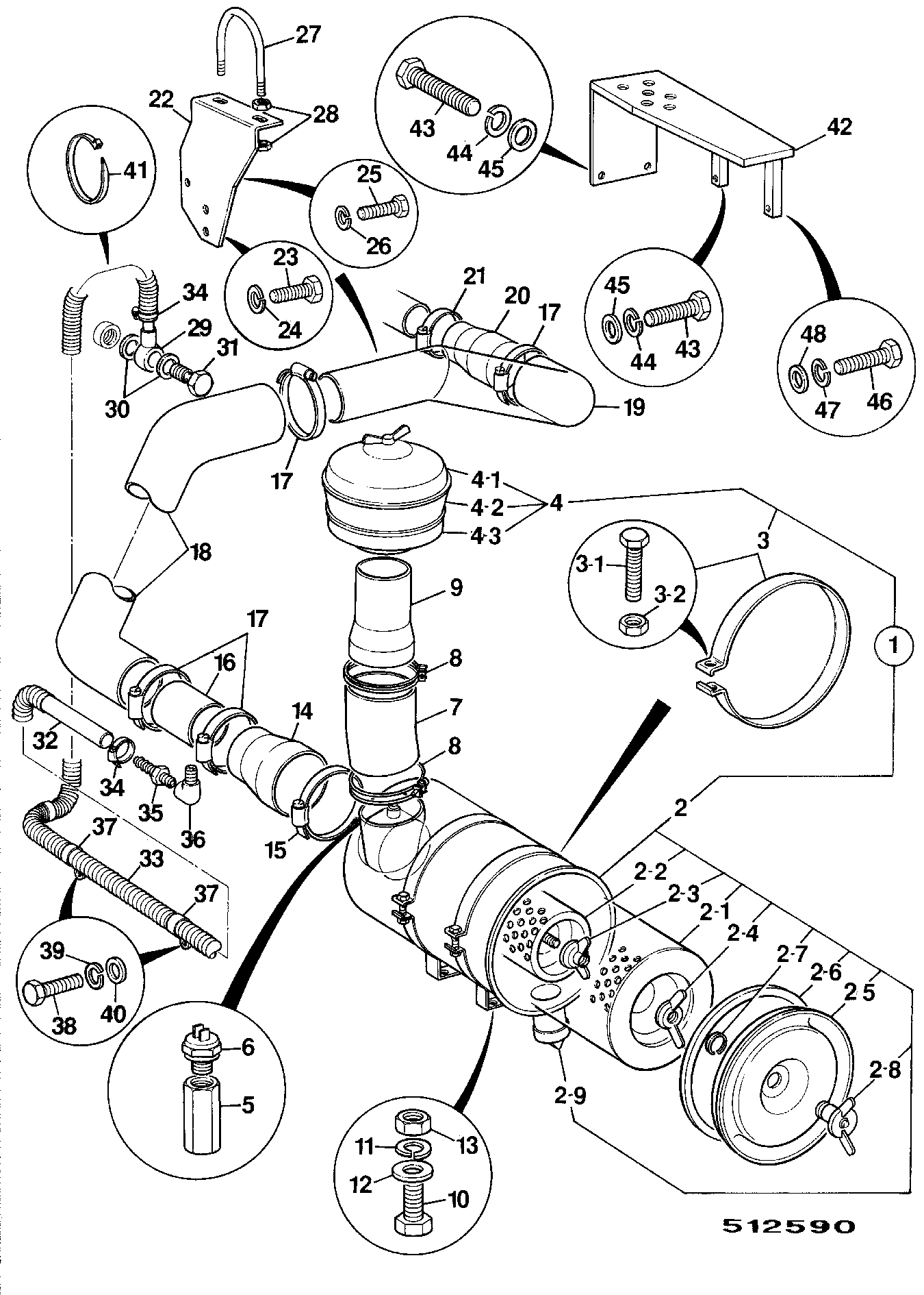 болт 1316/0305Z JCB