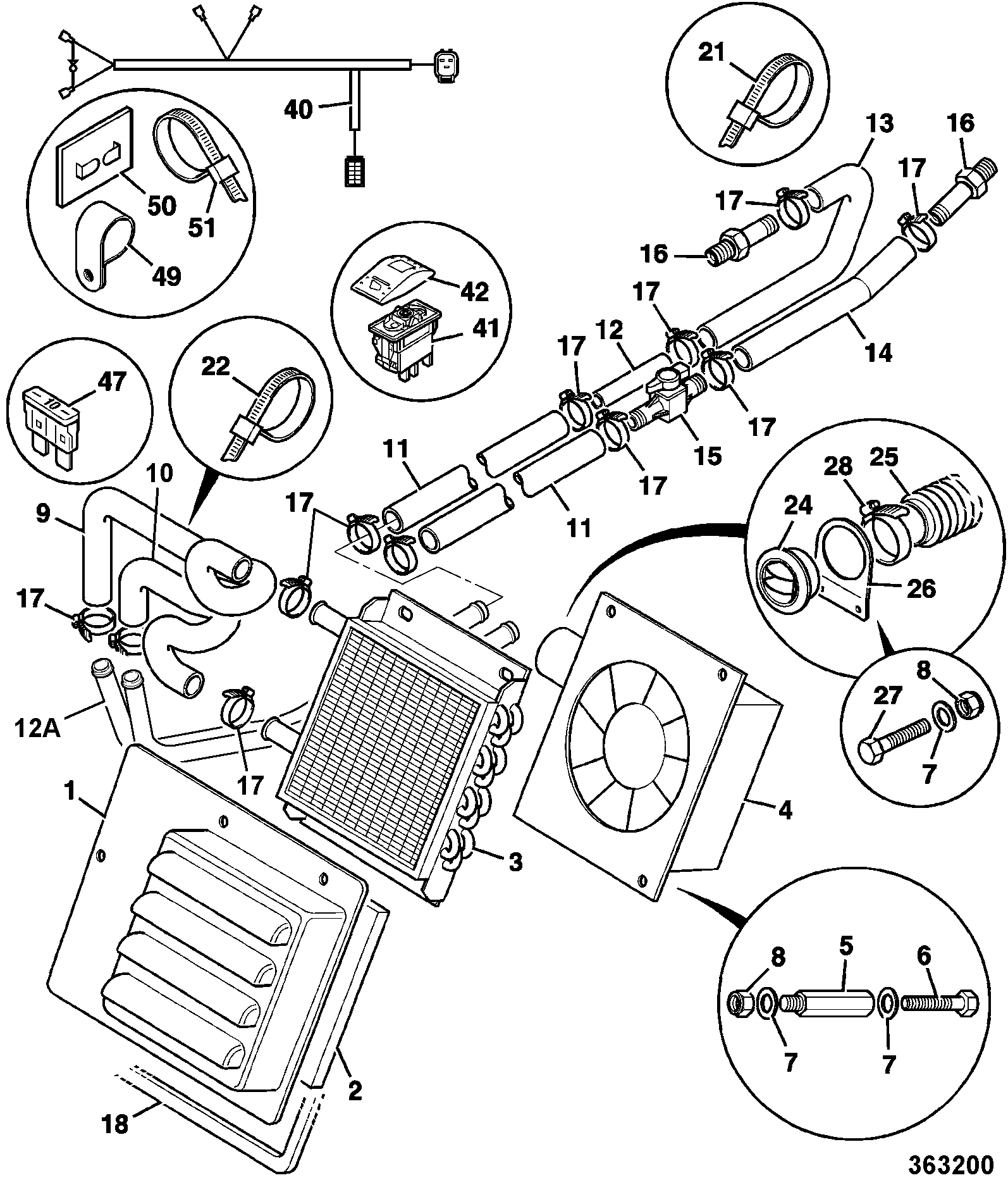 Жгут проводов 721/10695 JCB