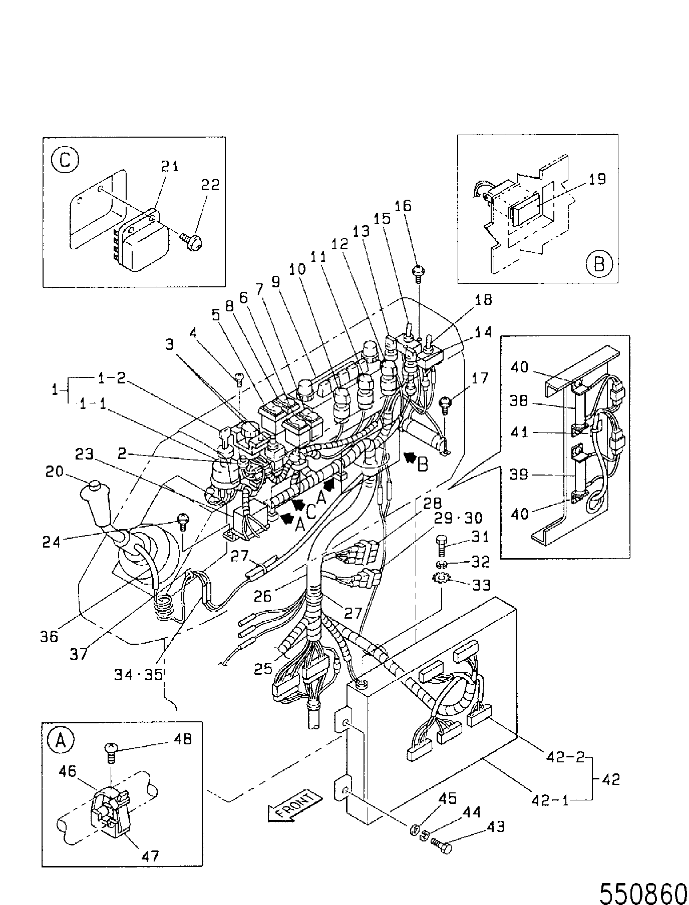 Жгут проводов KNR0526 JCB