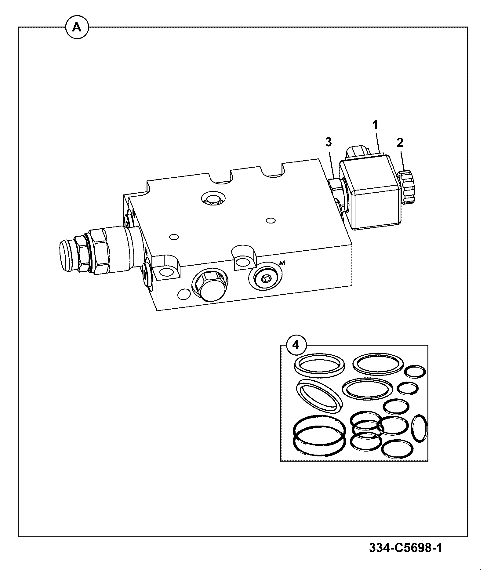 Гайка 333/E9204 JCB