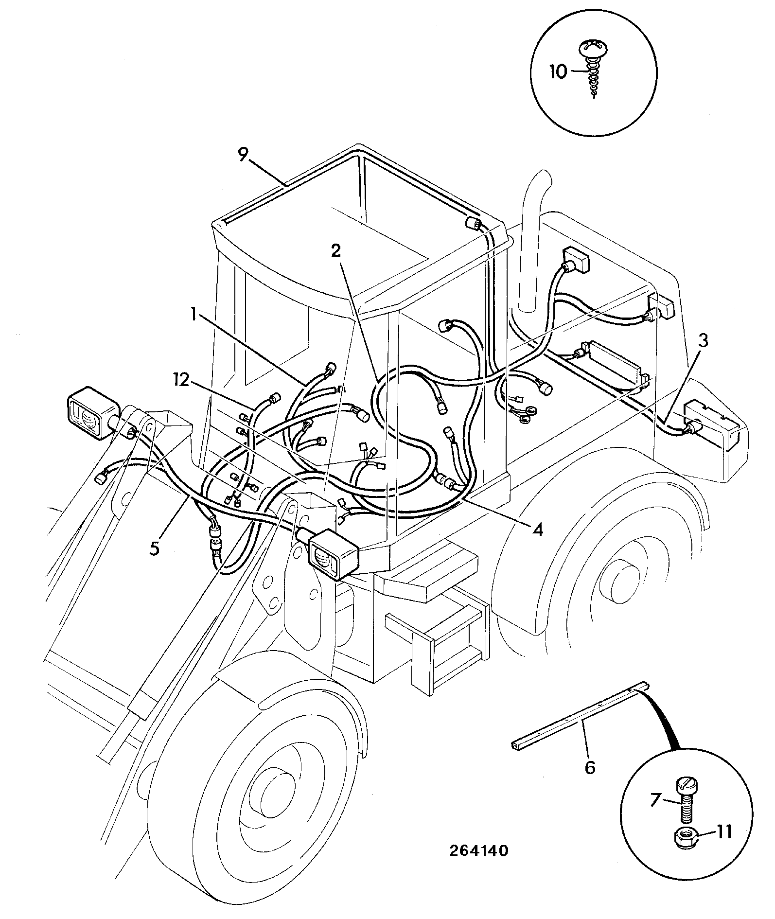 Жгут проводов 721/00335 JCB