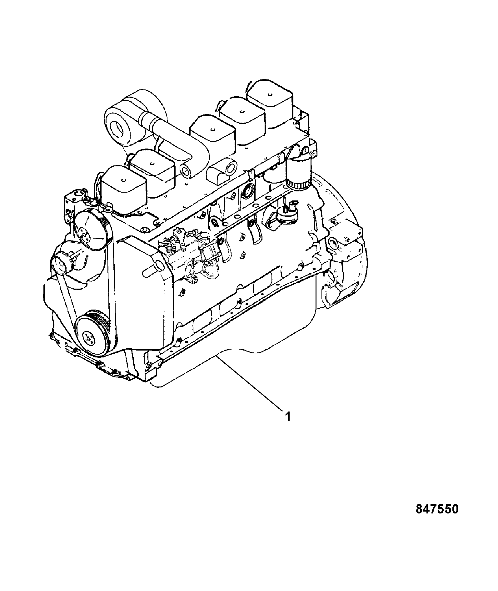 Двигатель 7242/50800 JCB