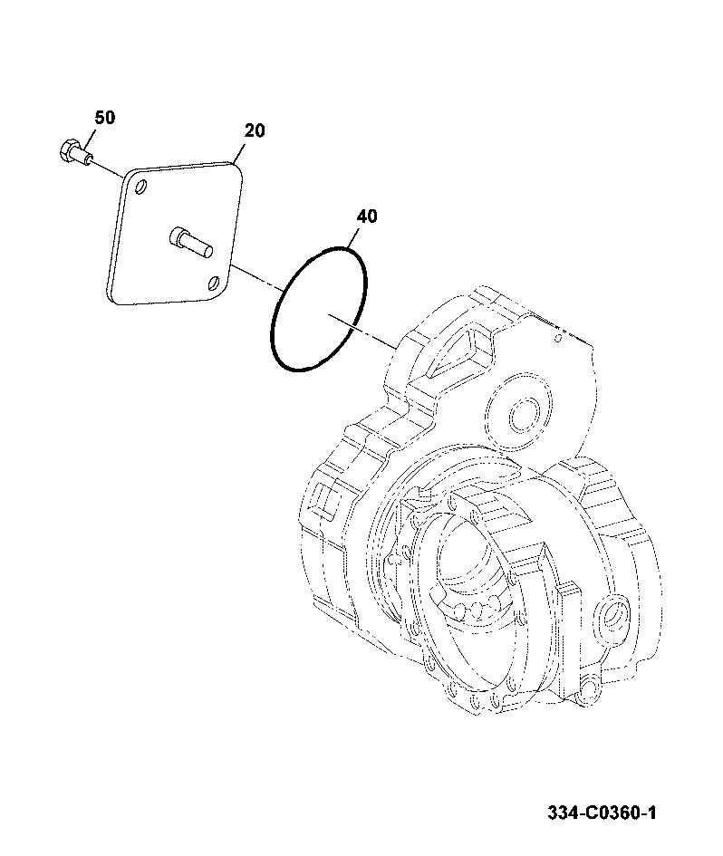 Винт 334/C0450 JCB