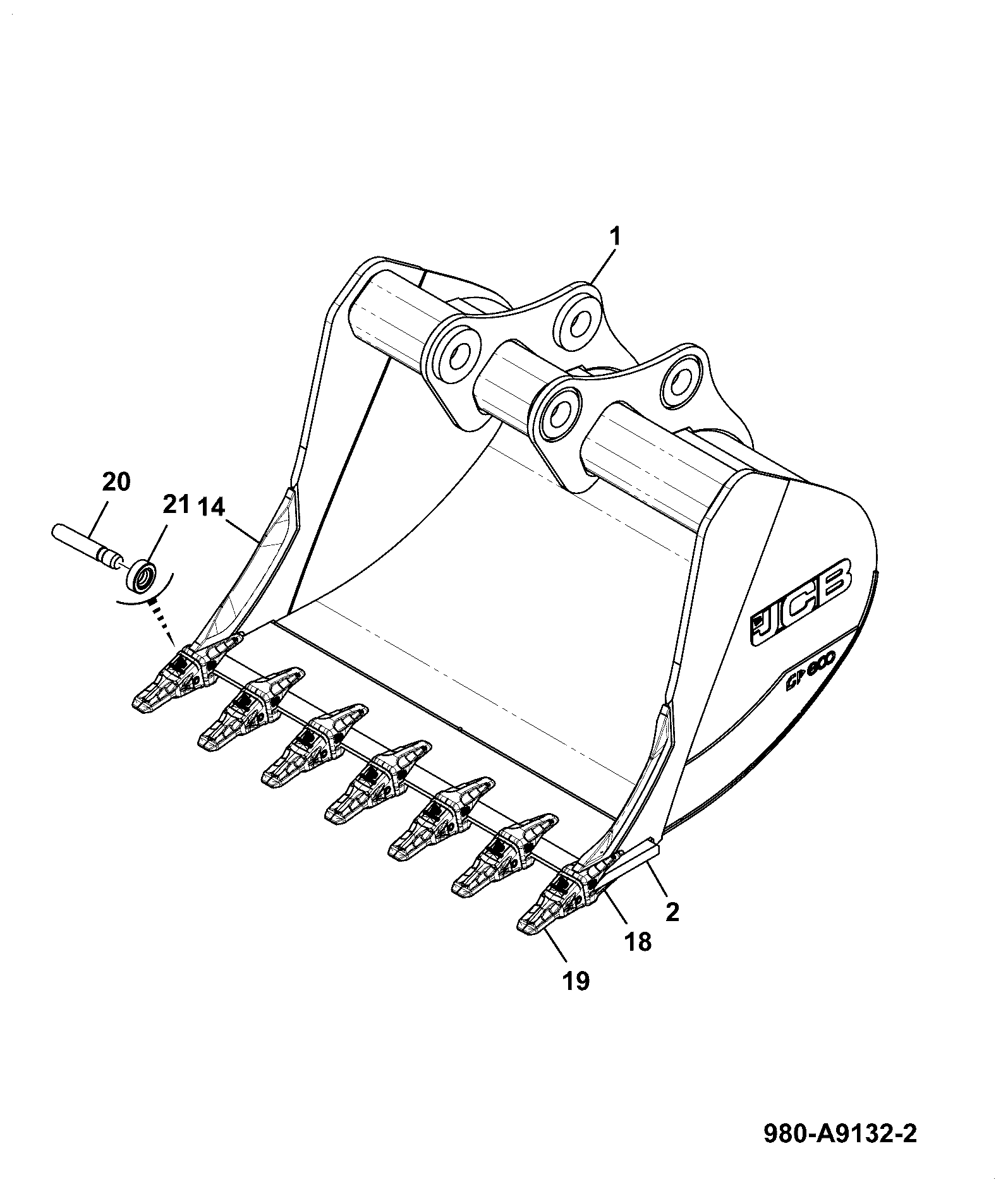 Опорная пластина 335/B3969 JCB