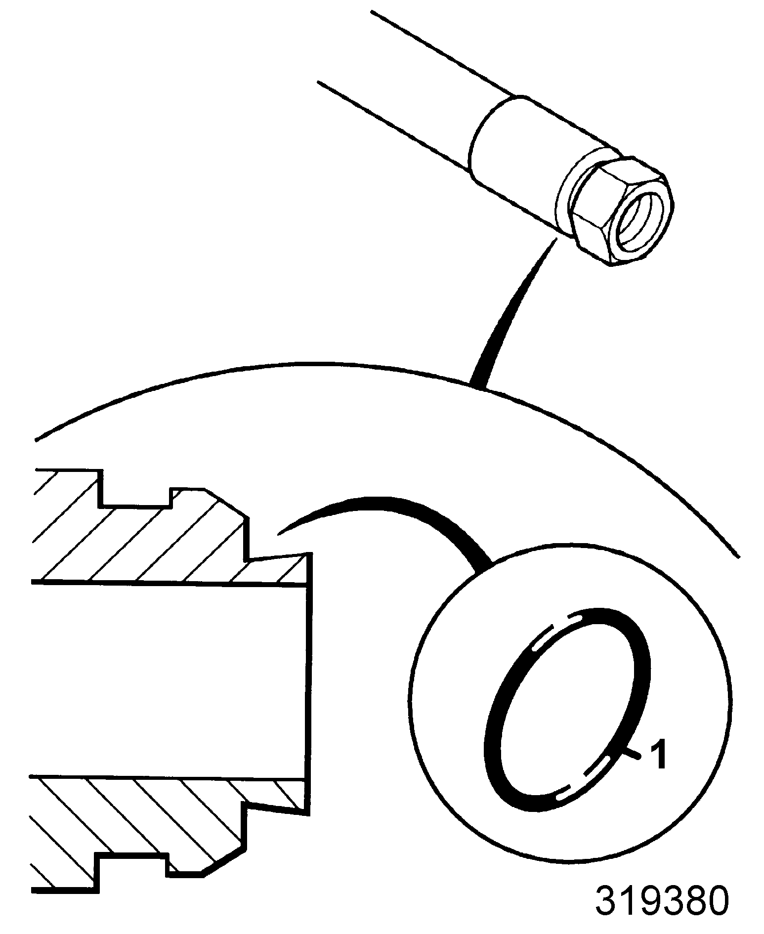 Кольцо уплотнительное 2301/0011A JCB