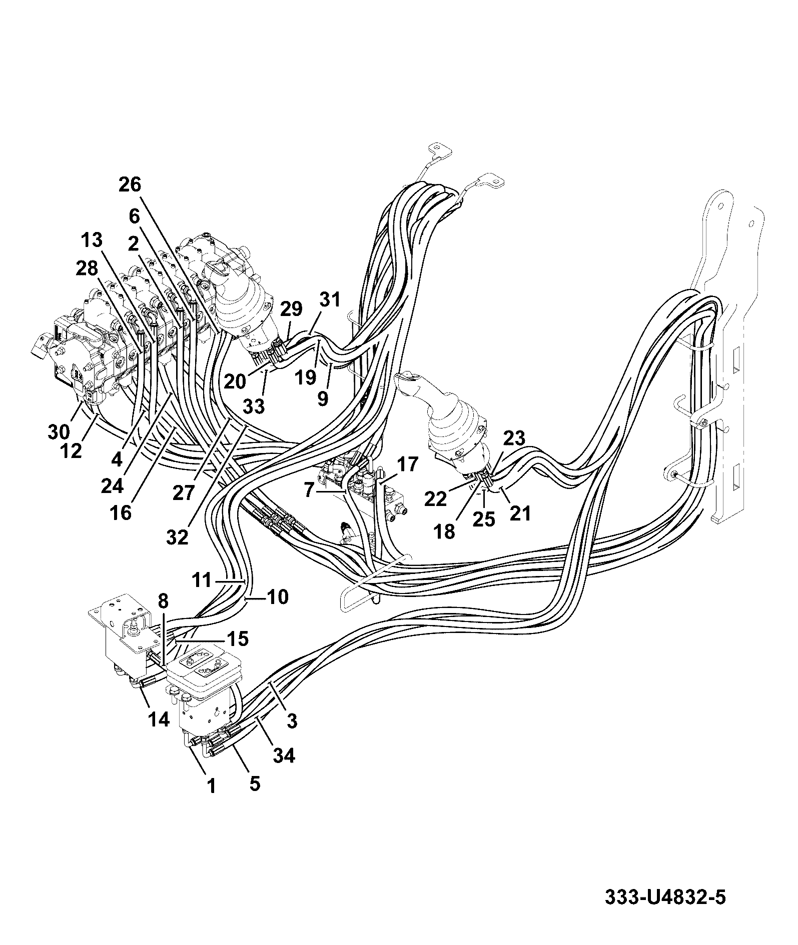 Шланг 333/W4366 JCB