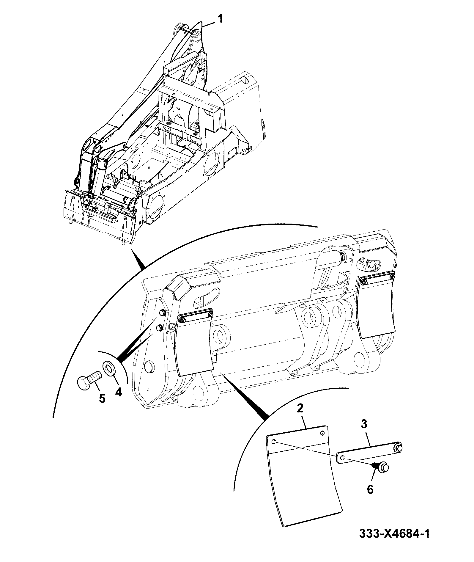 Быстросъёмная сцепка 333/X4685 JCB
