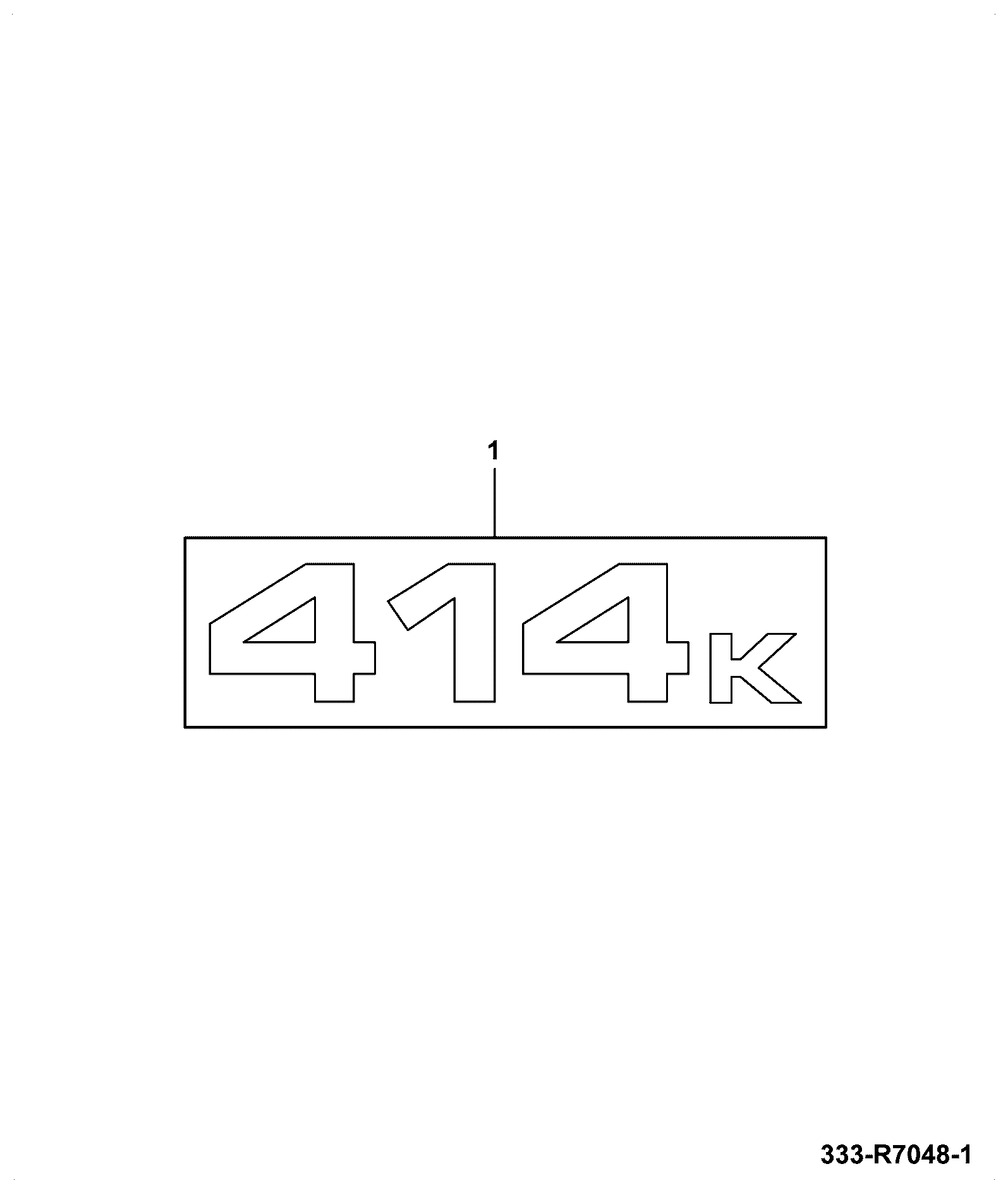 Наклейка 333/R4053 JCB