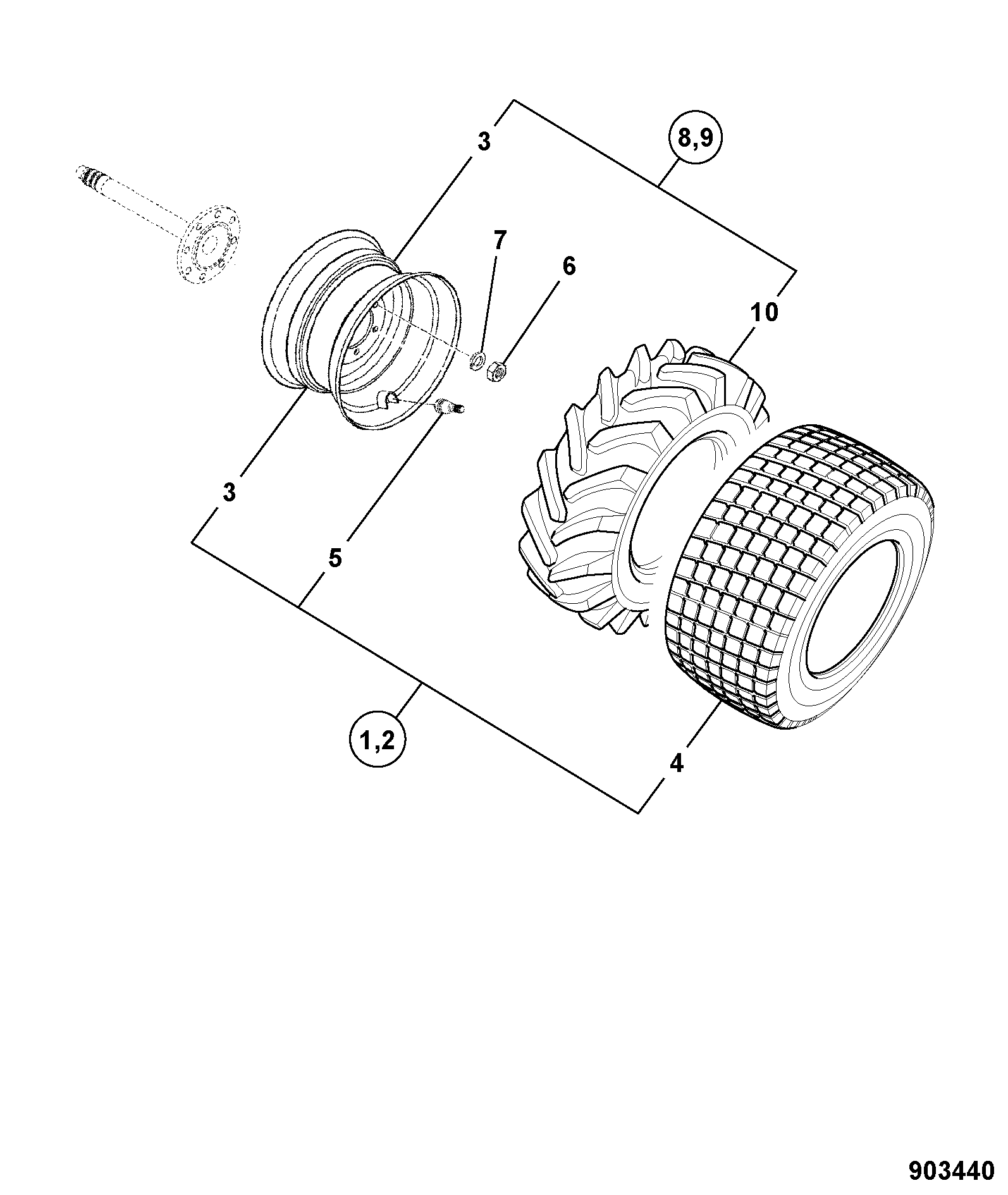 Обод 353/03489 JCB