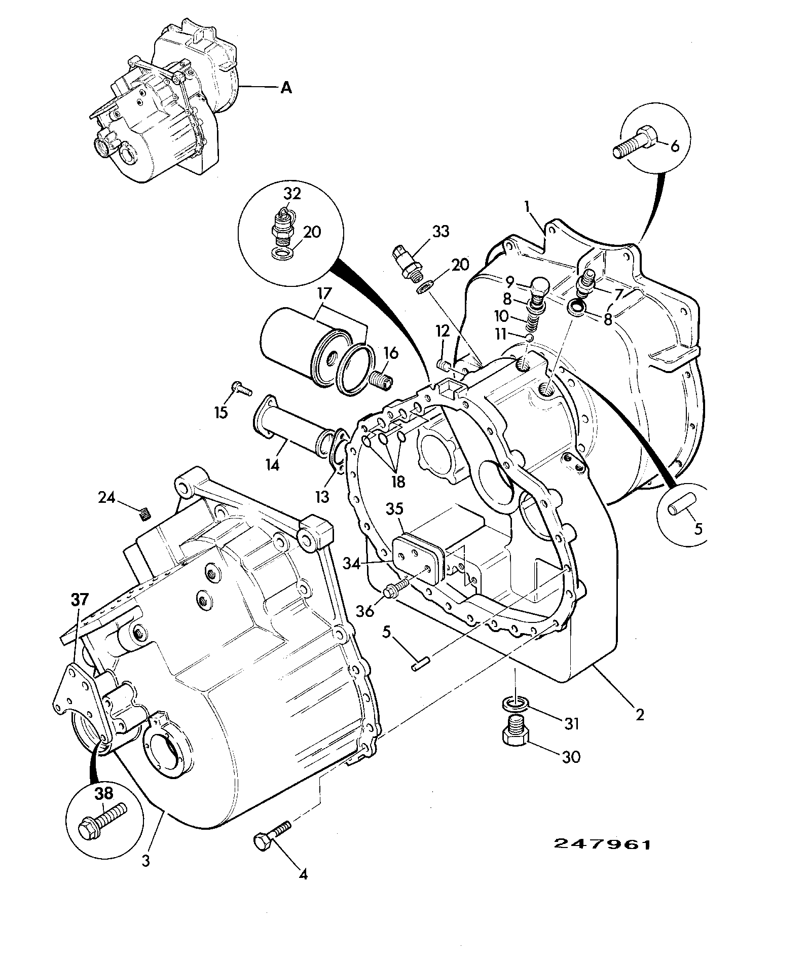 корпус 331/12923 JCB
