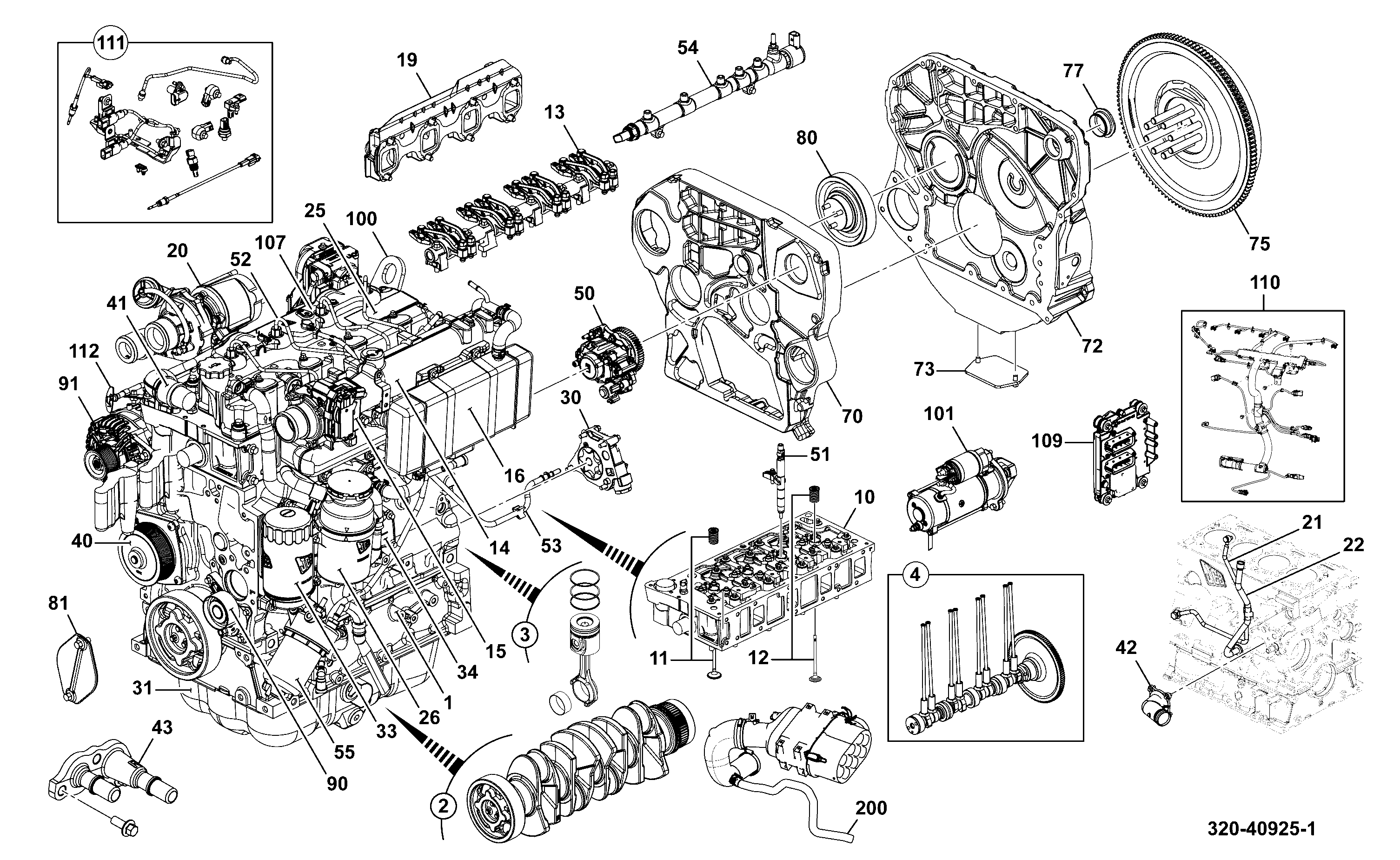 Комплект 320/21133 JCB