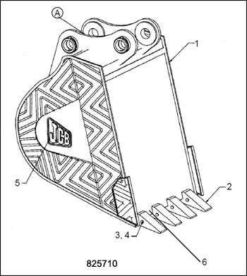 Зуб 333/P7952 JCB