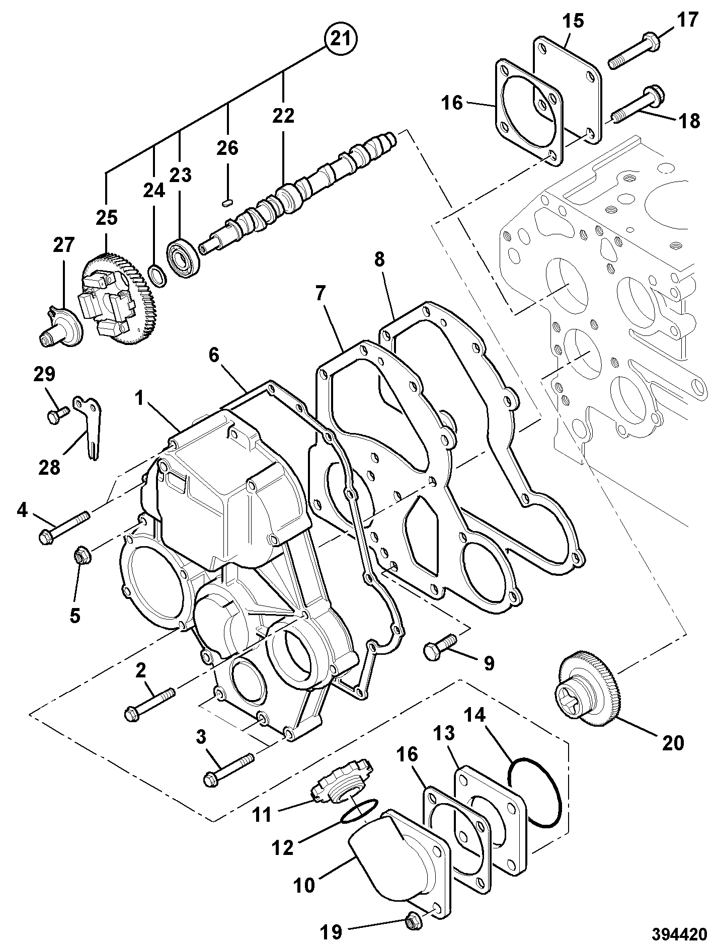прокладка 02/630098 JCB