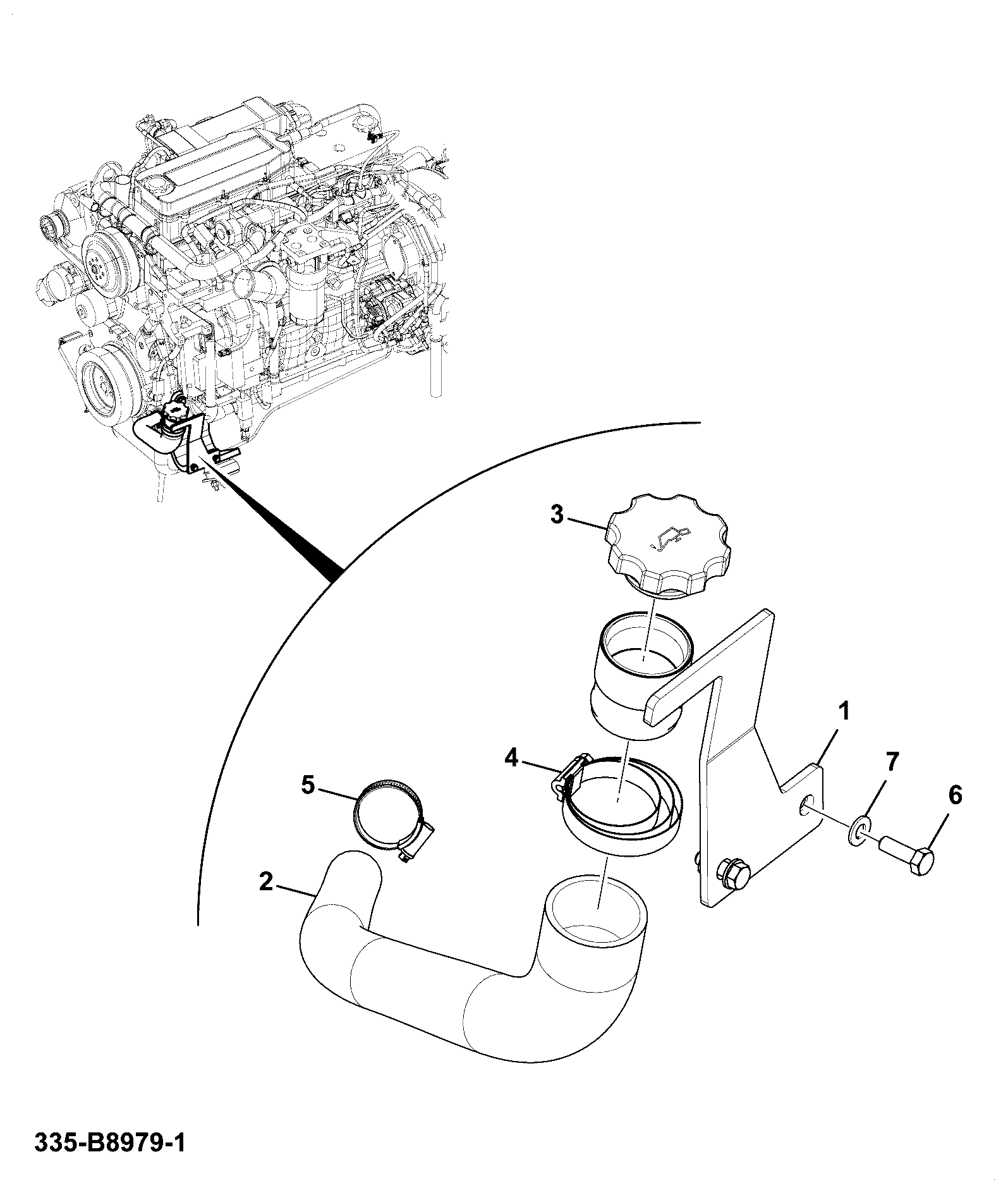 Шланг 335/B8980 JCB