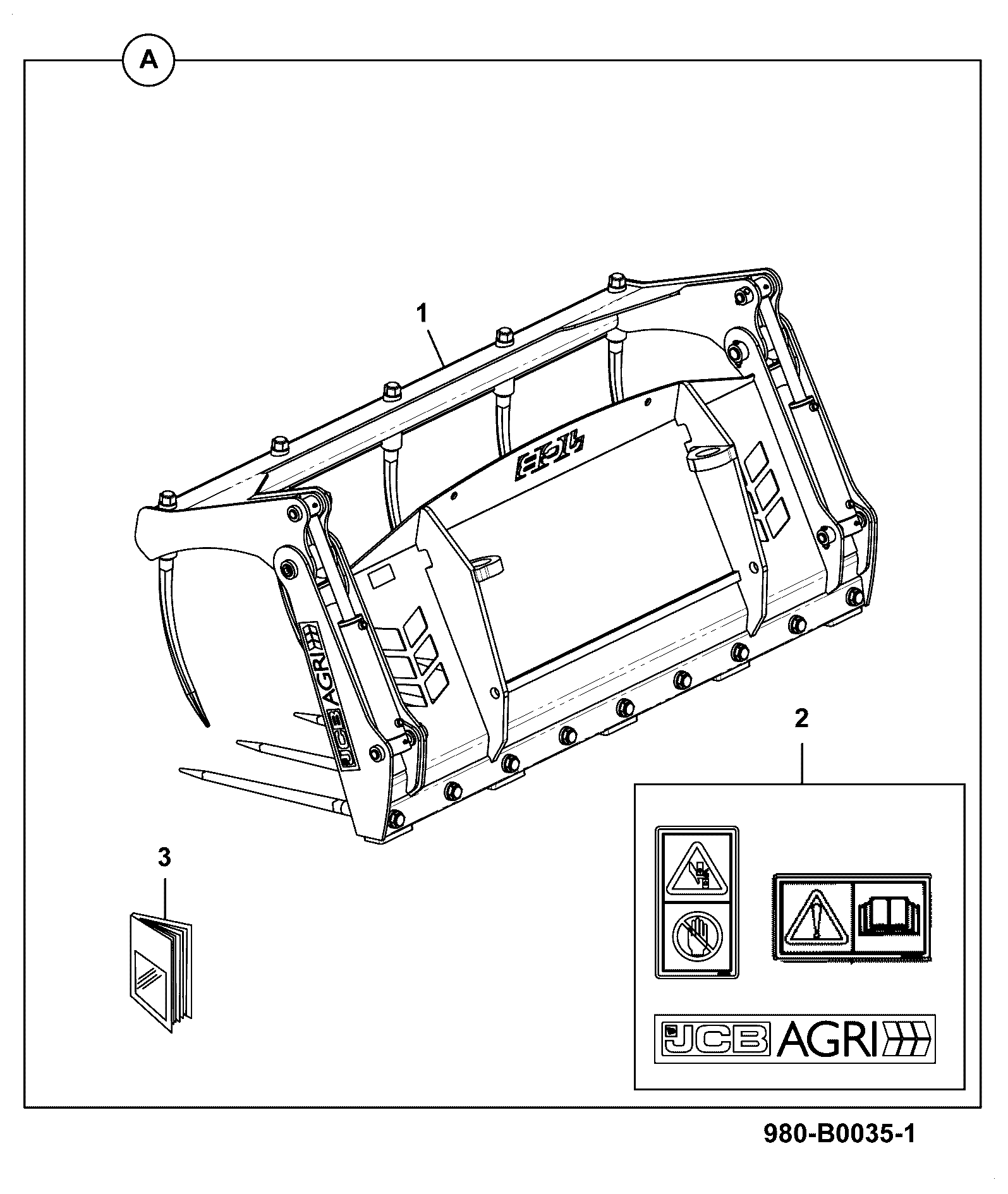 Сборка 980/B0035 JCB