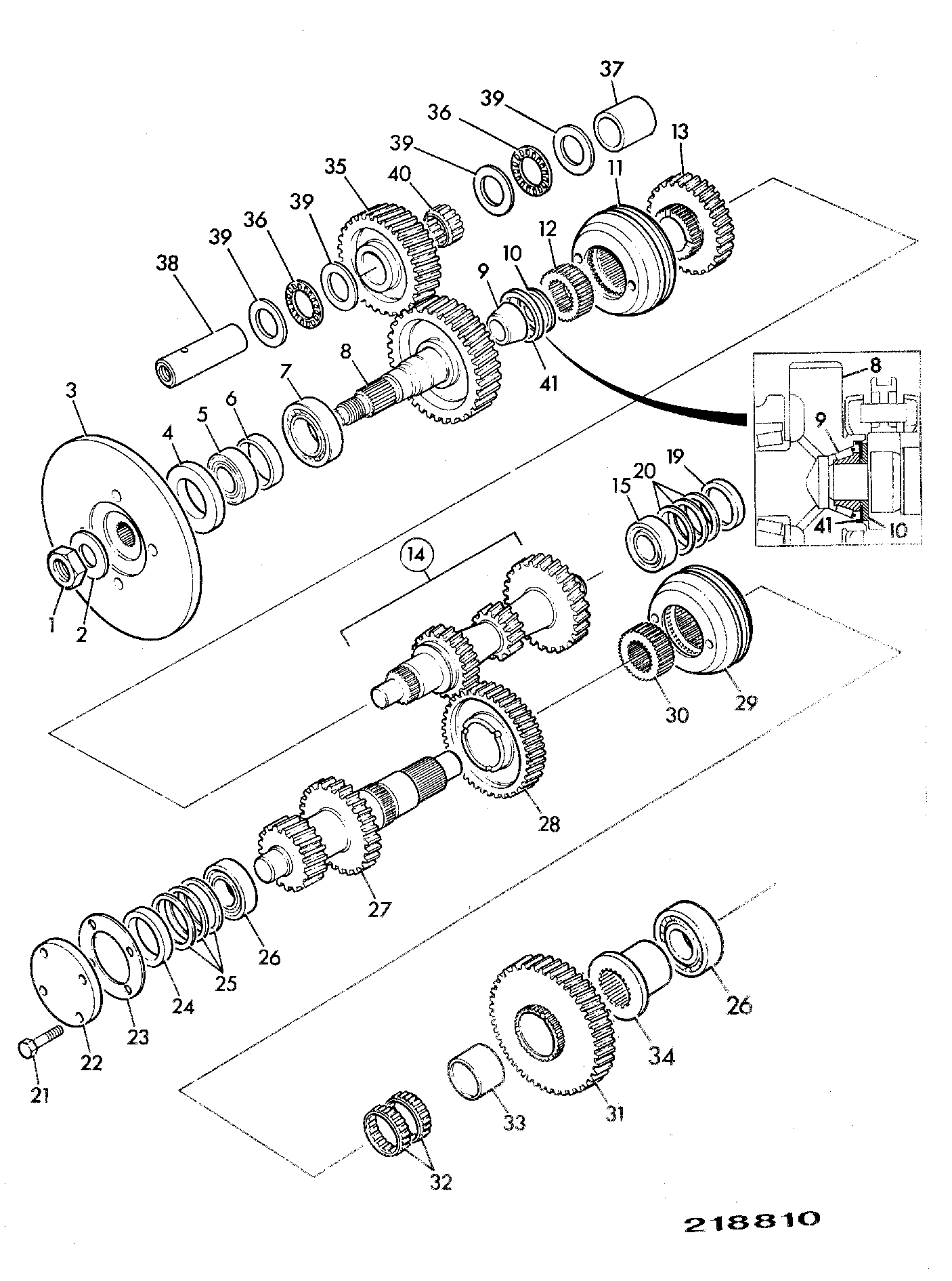 Фланец 445/71401 JCB
