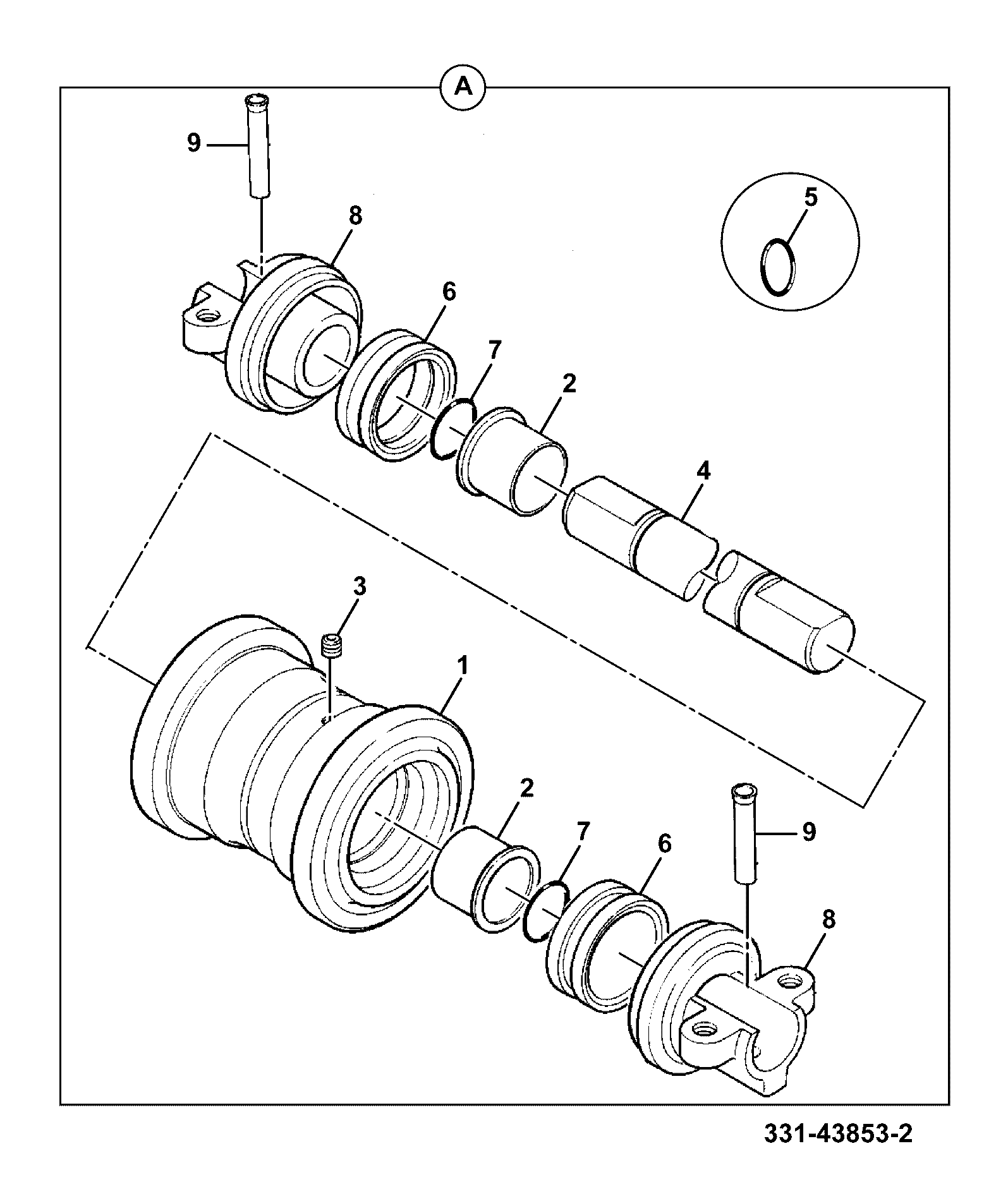 корпус 331/43854 JCB