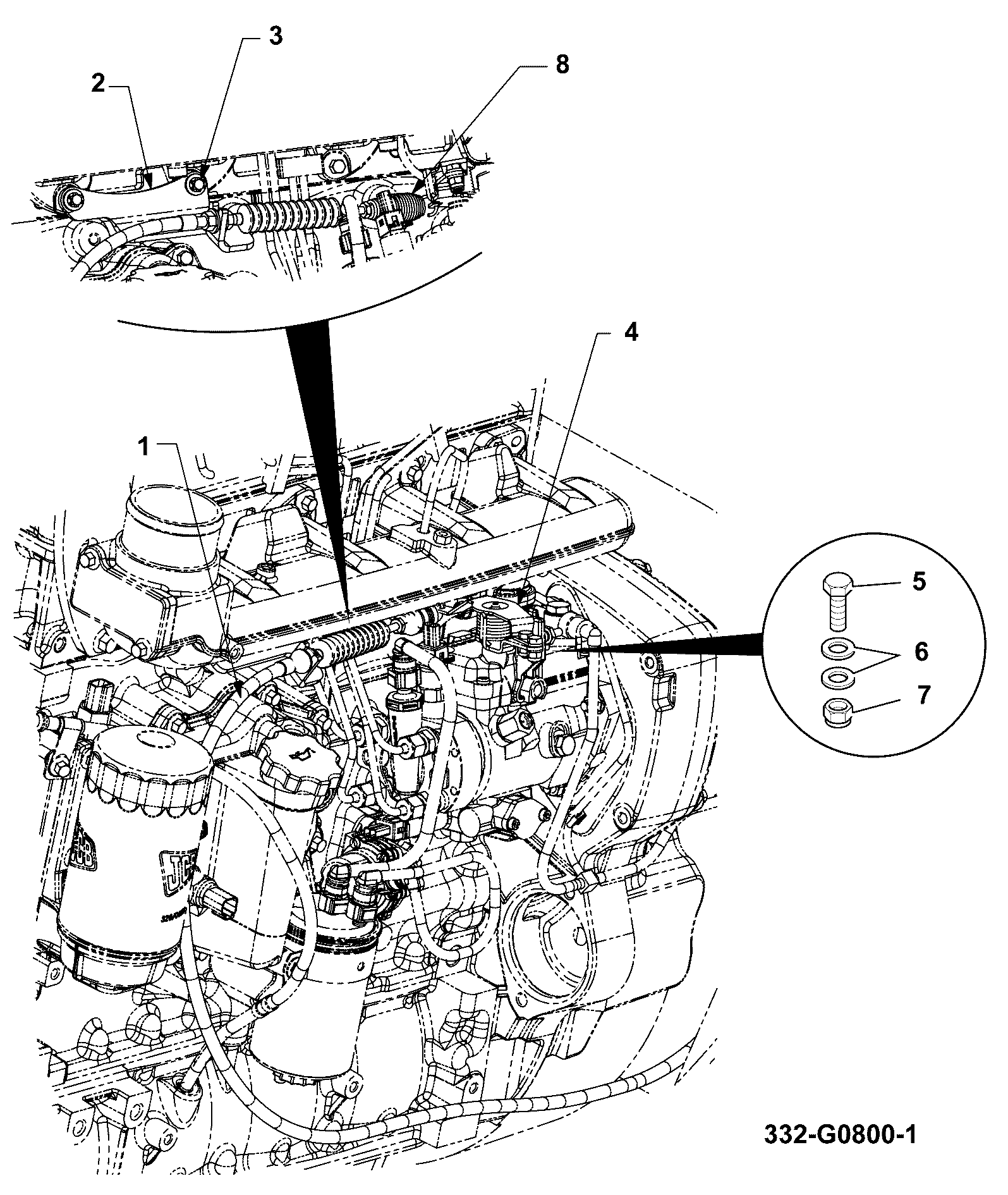 рычаг 331/51328 JCB