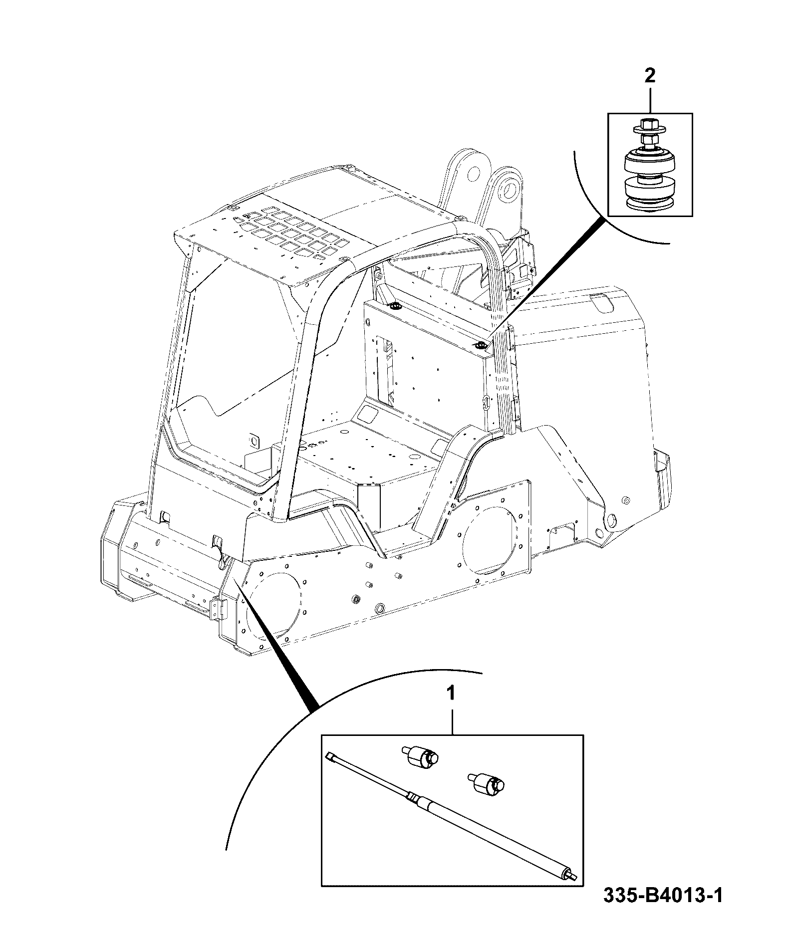 опора 335/B4010 JCB