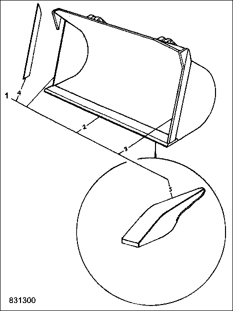 Ковш 696/00497 JCB